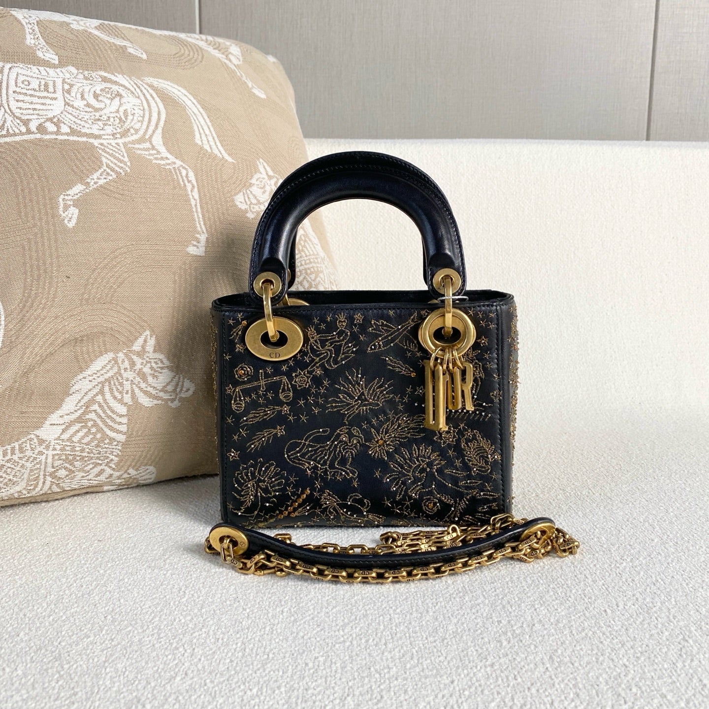 Dior - Lady Dior - Leather - Black - (mini)