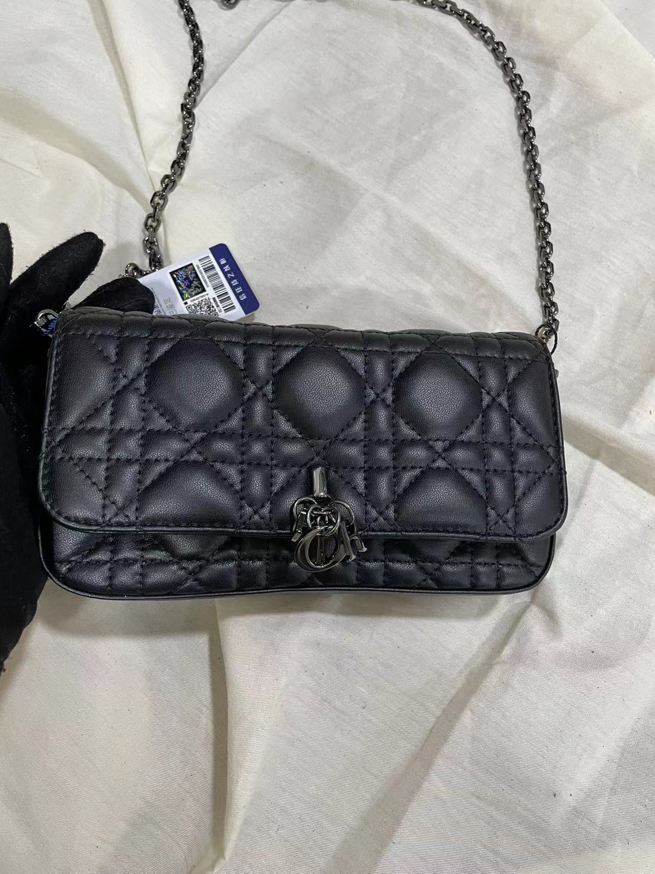 Dior - Lady Dior - Leather - Black - (mini)