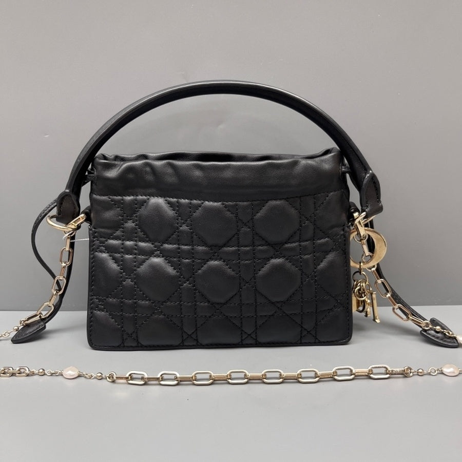Dior - Lady Dior - Leather - Black - (mini)
