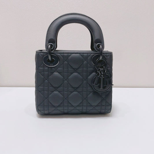 Dior - Lady Dior - Leather - Black - (mini)