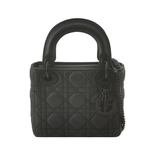Dior - Lady Dior - Leather - Black - (mini)