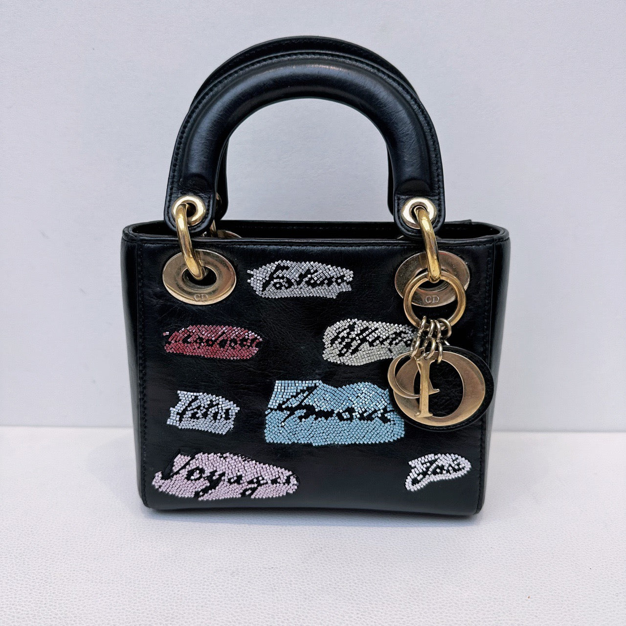 Dior - Lady Dior - Leather - Black - (mini)