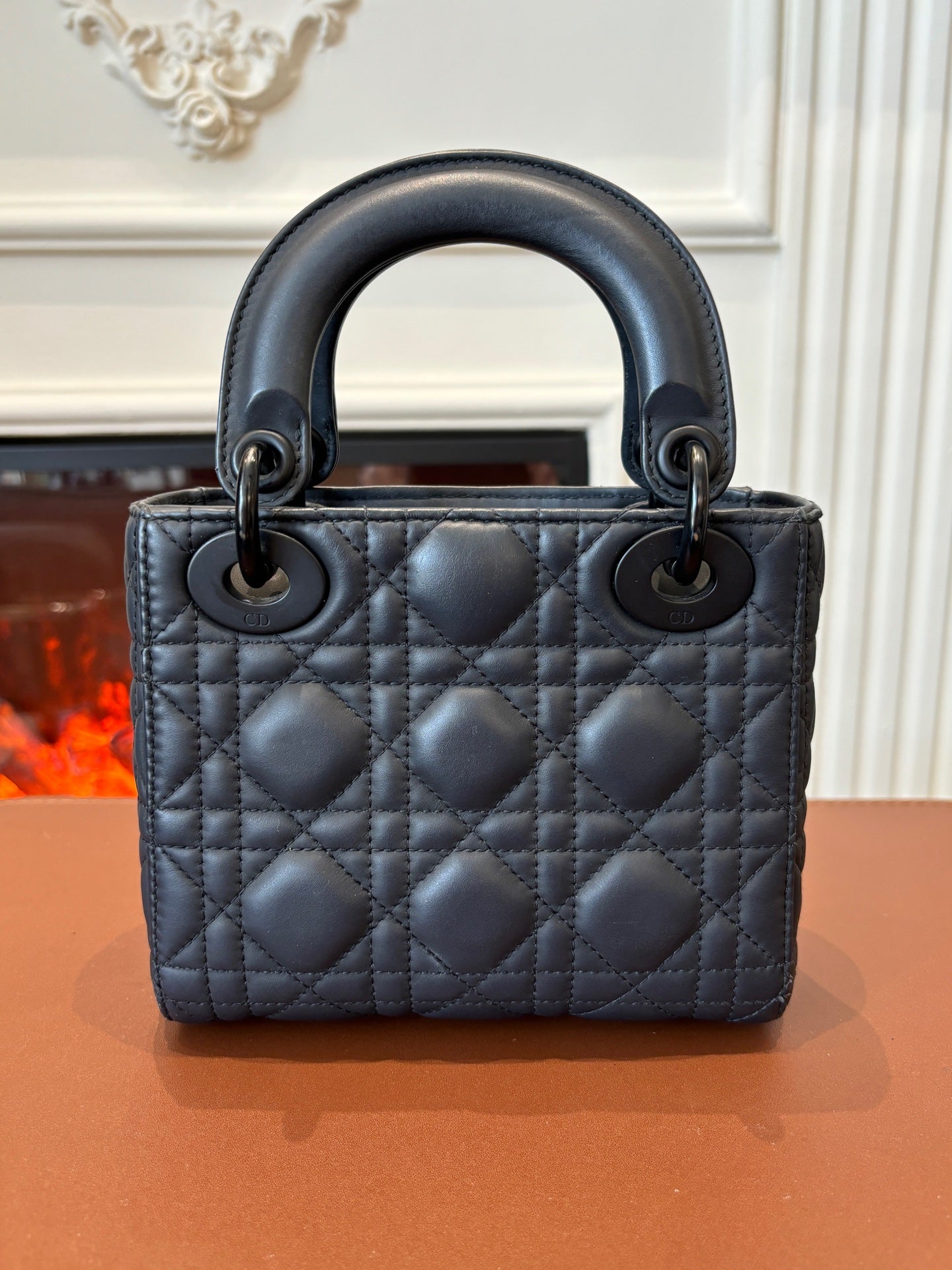 Dior - Lady Dior - Leather - Black - (mini)