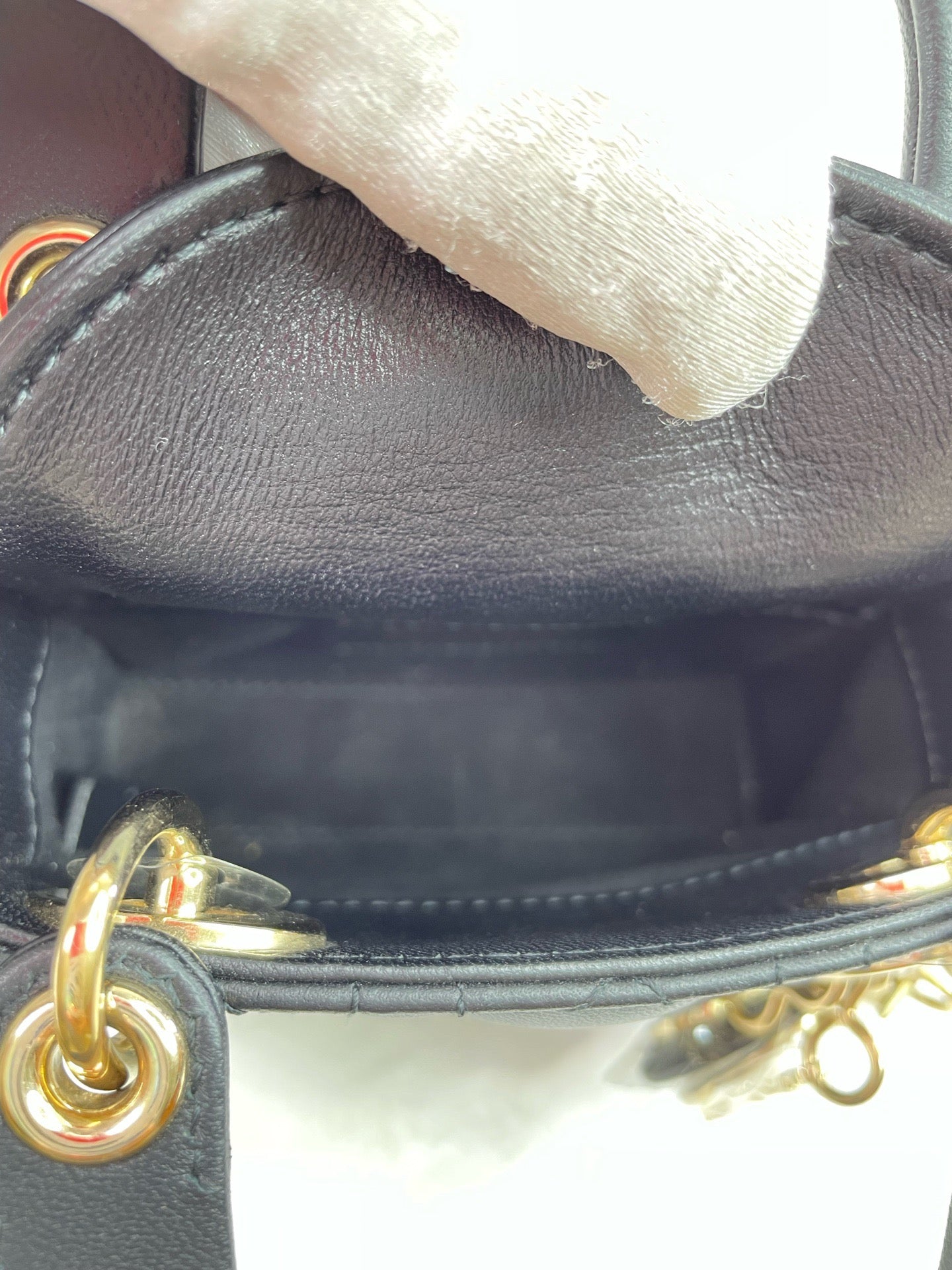 Dior - Lady Dior - Leather - Black - (mini)