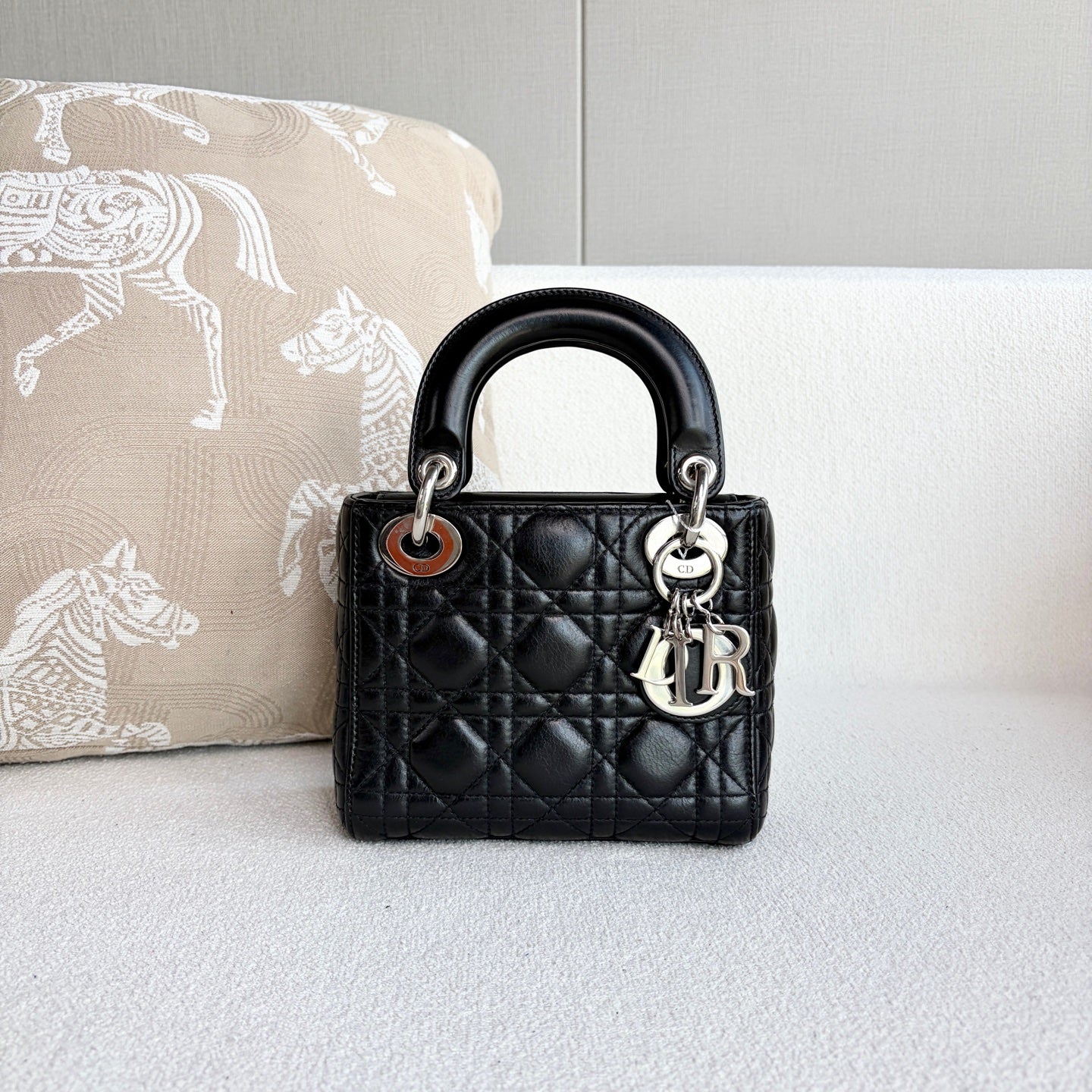 Dior - Lady Dior - Leather - Black - (mini)