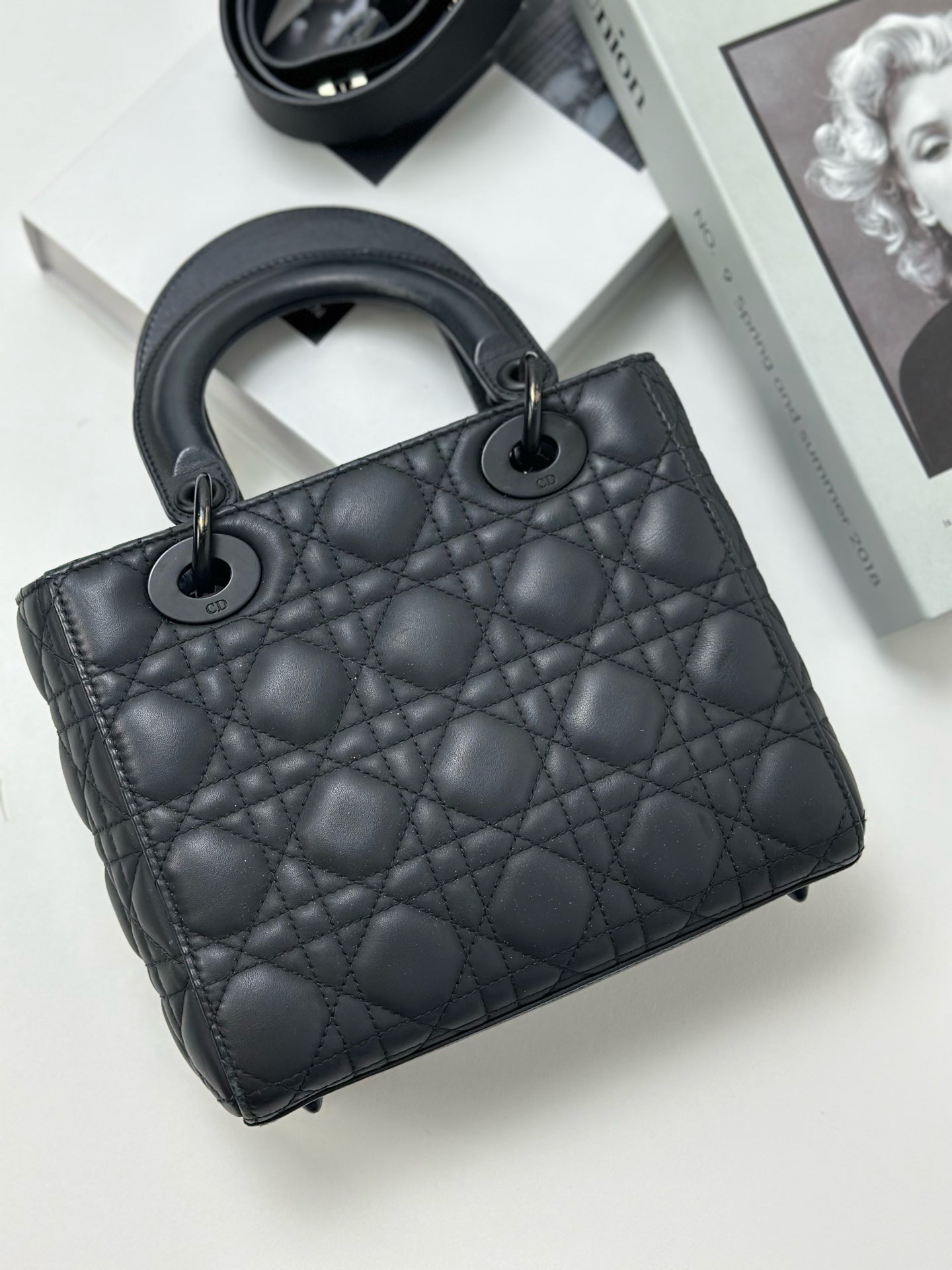 Dior - Lady Dior - Leather - Black - (mini)