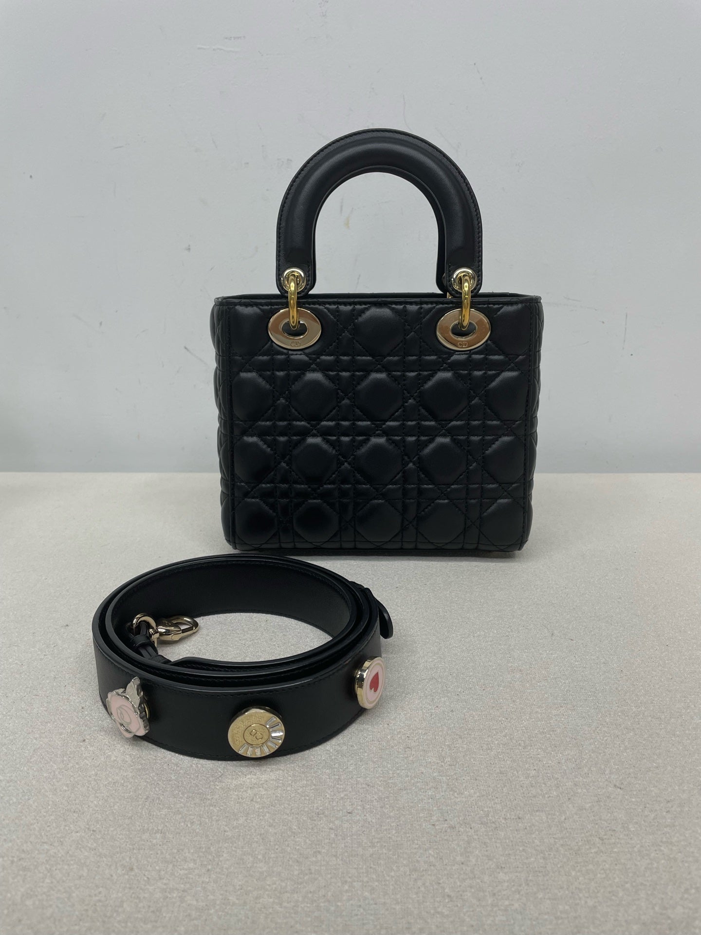 Dior - Lady Dior - Leather - Black - (mini)