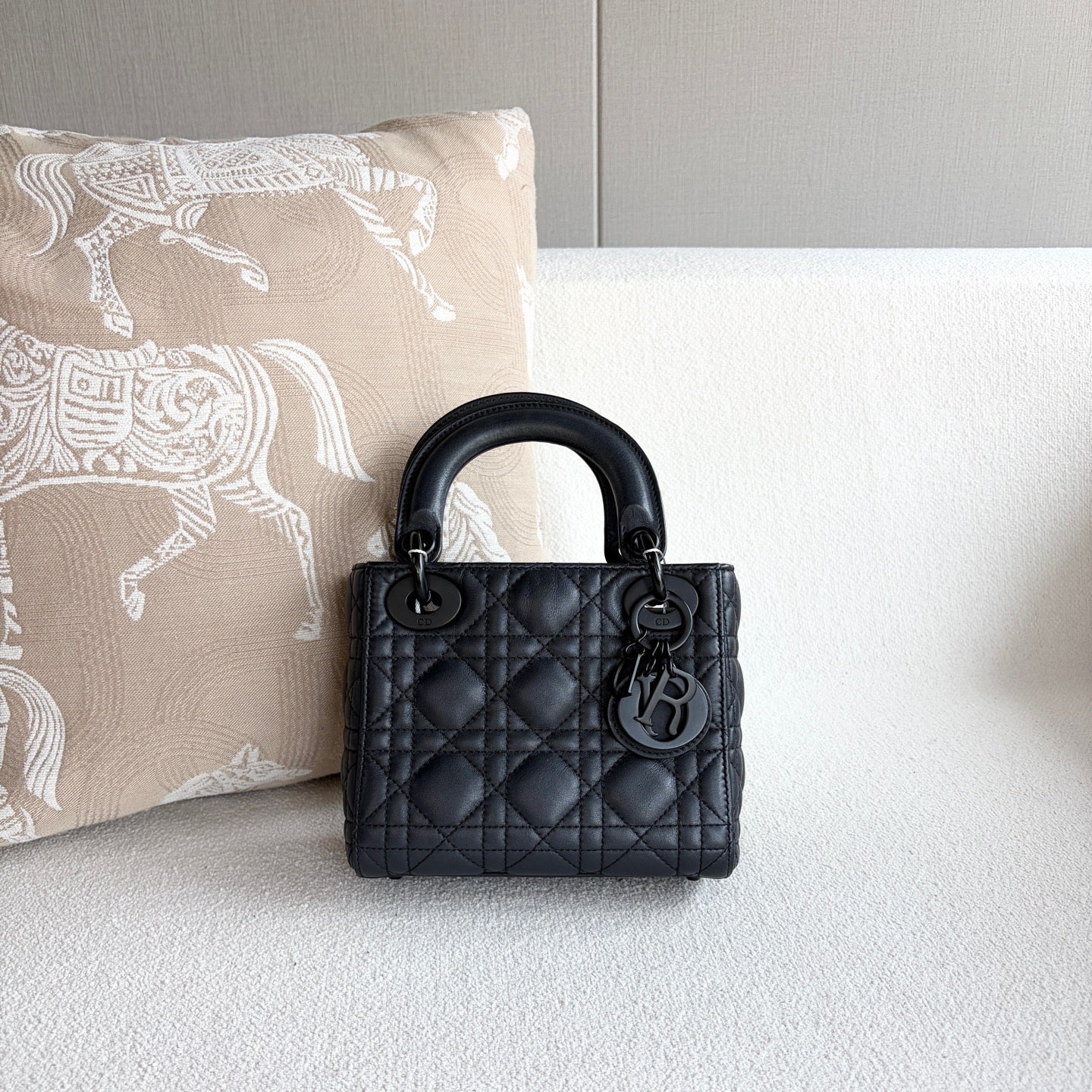 Dior - Lady Dior - Leather - Black - (mini)