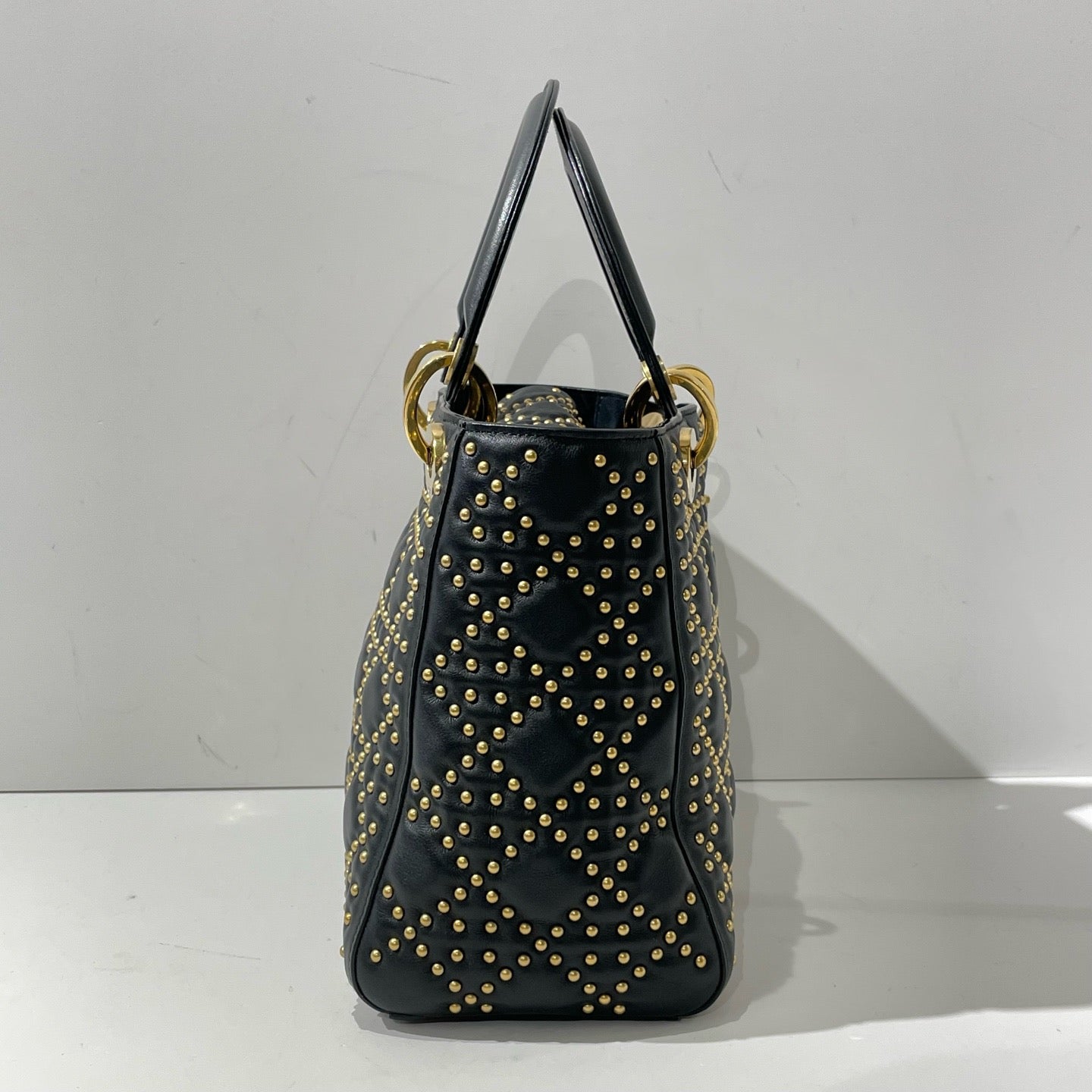 Dior - Lady Dior - Leather - Black - (mini)