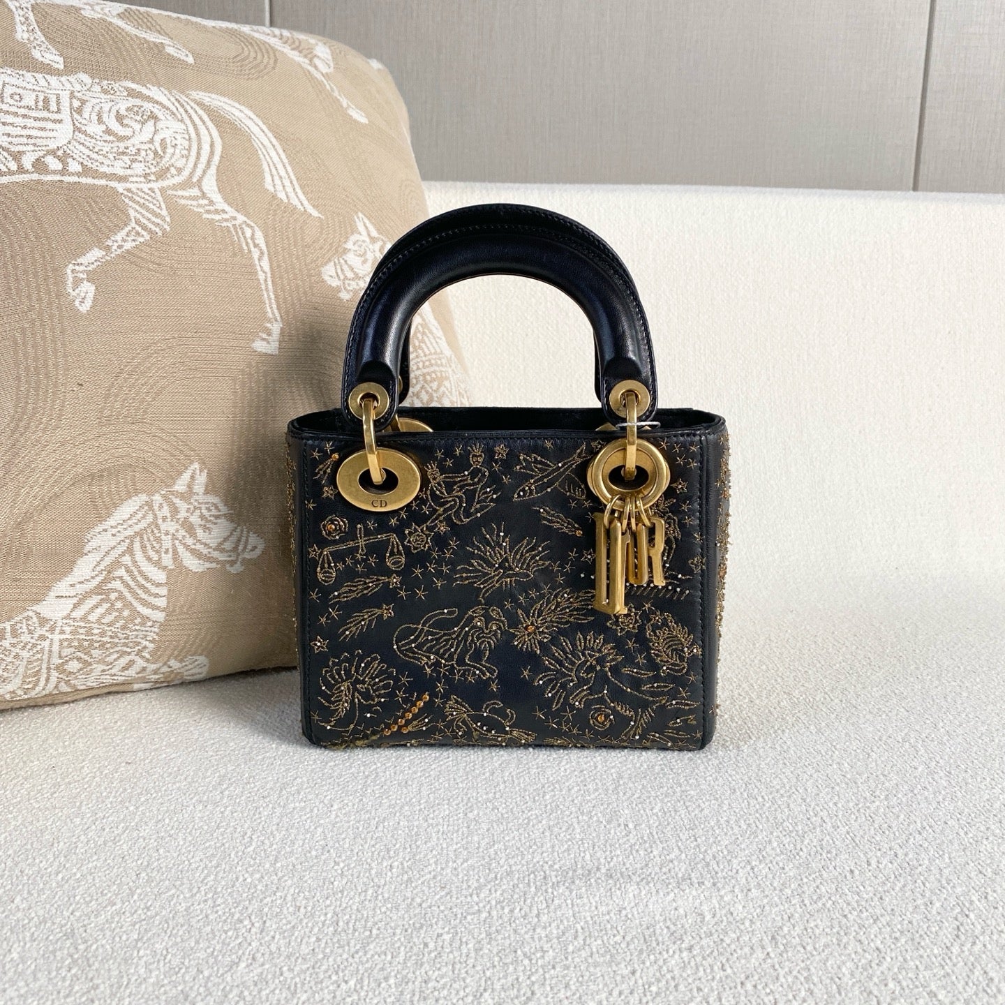 Dior - Lady Dior - Leather - Black - (mini)
