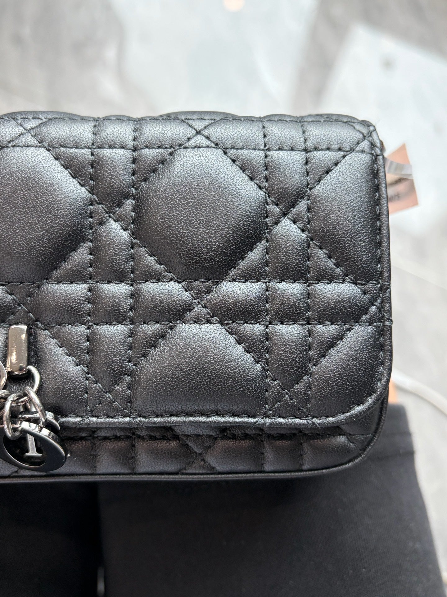 Dior - Lady Dior - Leather - Black - (mini)