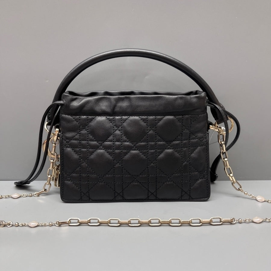 Dior - Lady Dior - Leather - Black - (mini)