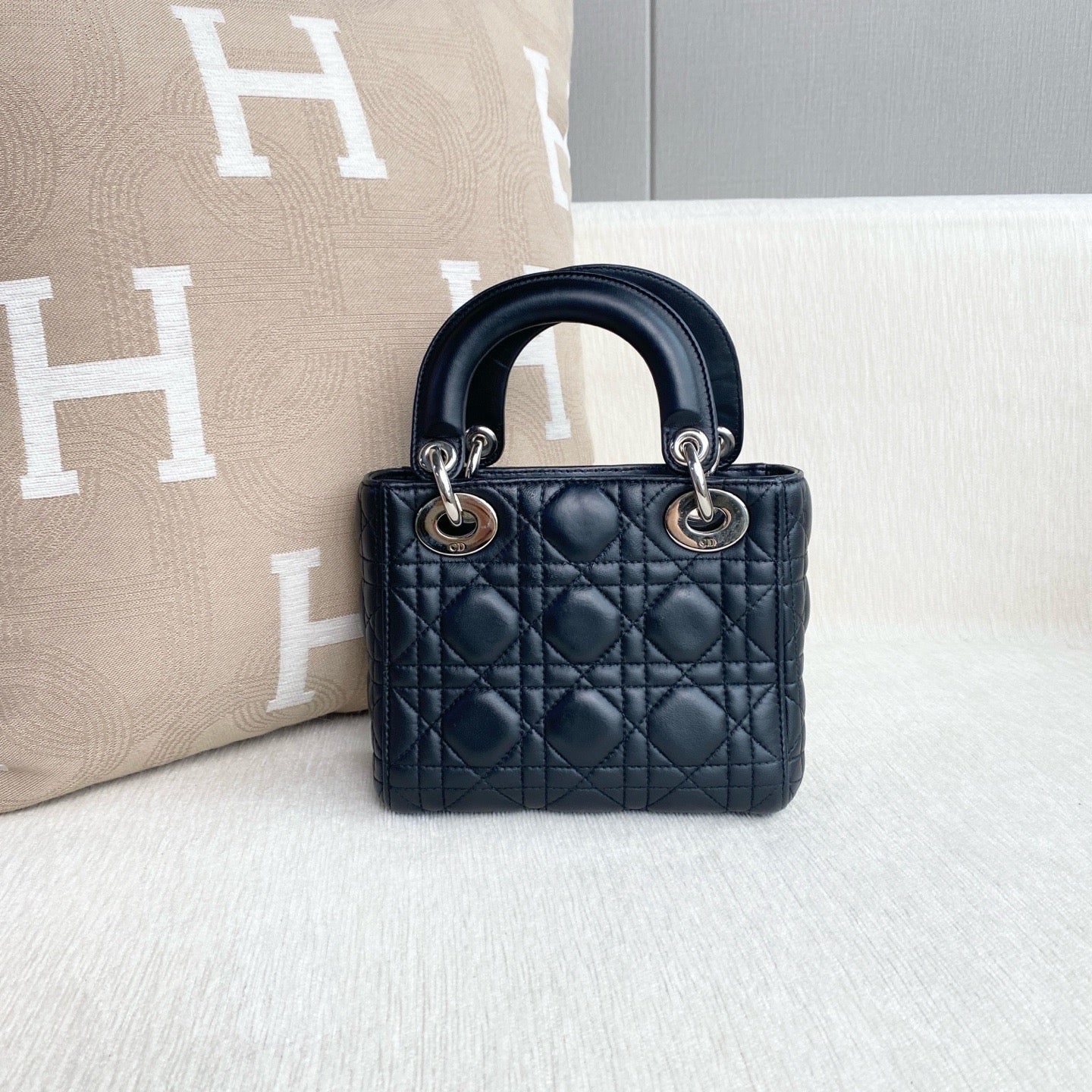 Dior - Lady Dior - Leather - Black - (mini)