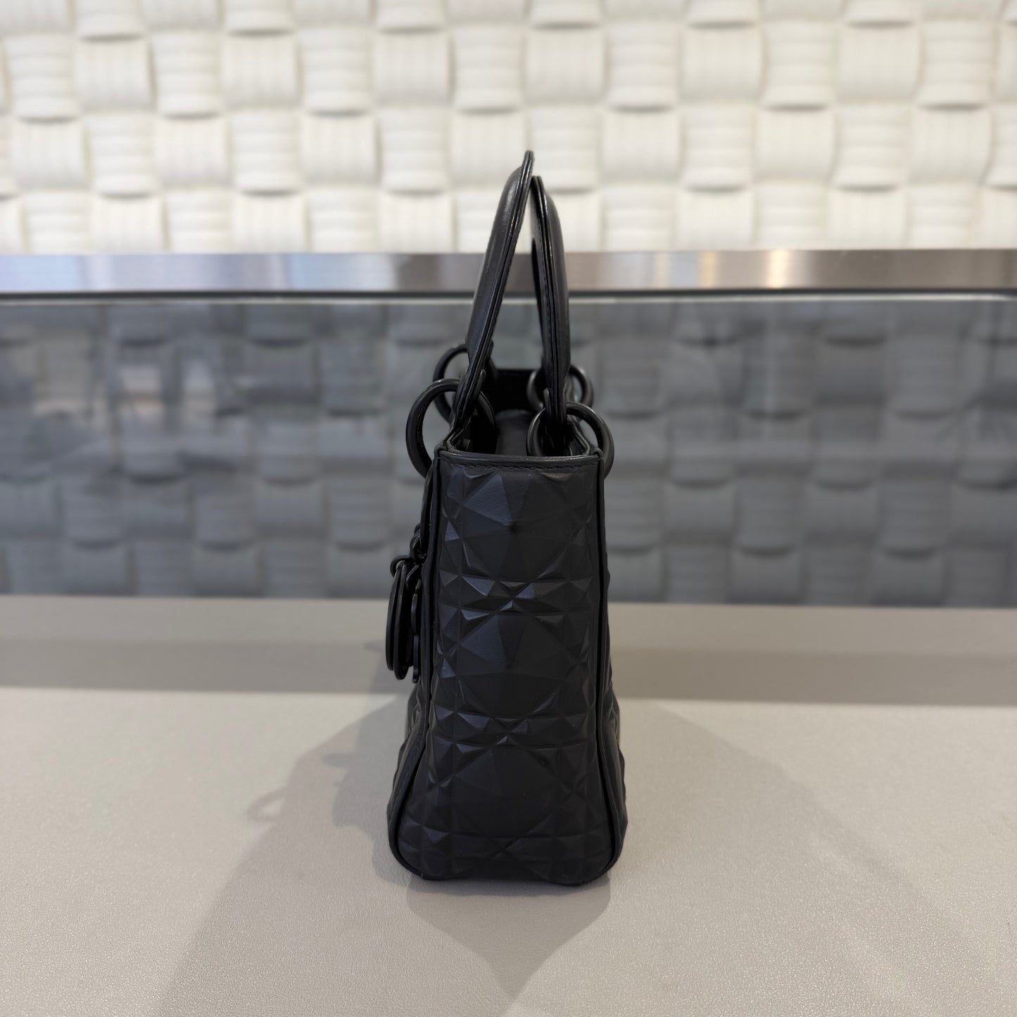 Dior - Lady Dior - Leather - Black - (mini)