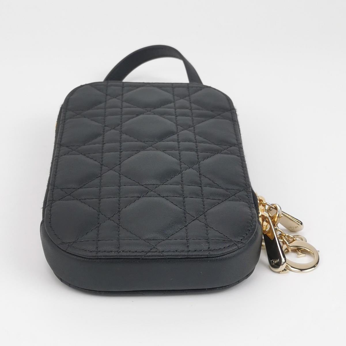 Dior - Lady Dior - Leather - Black - (mini)