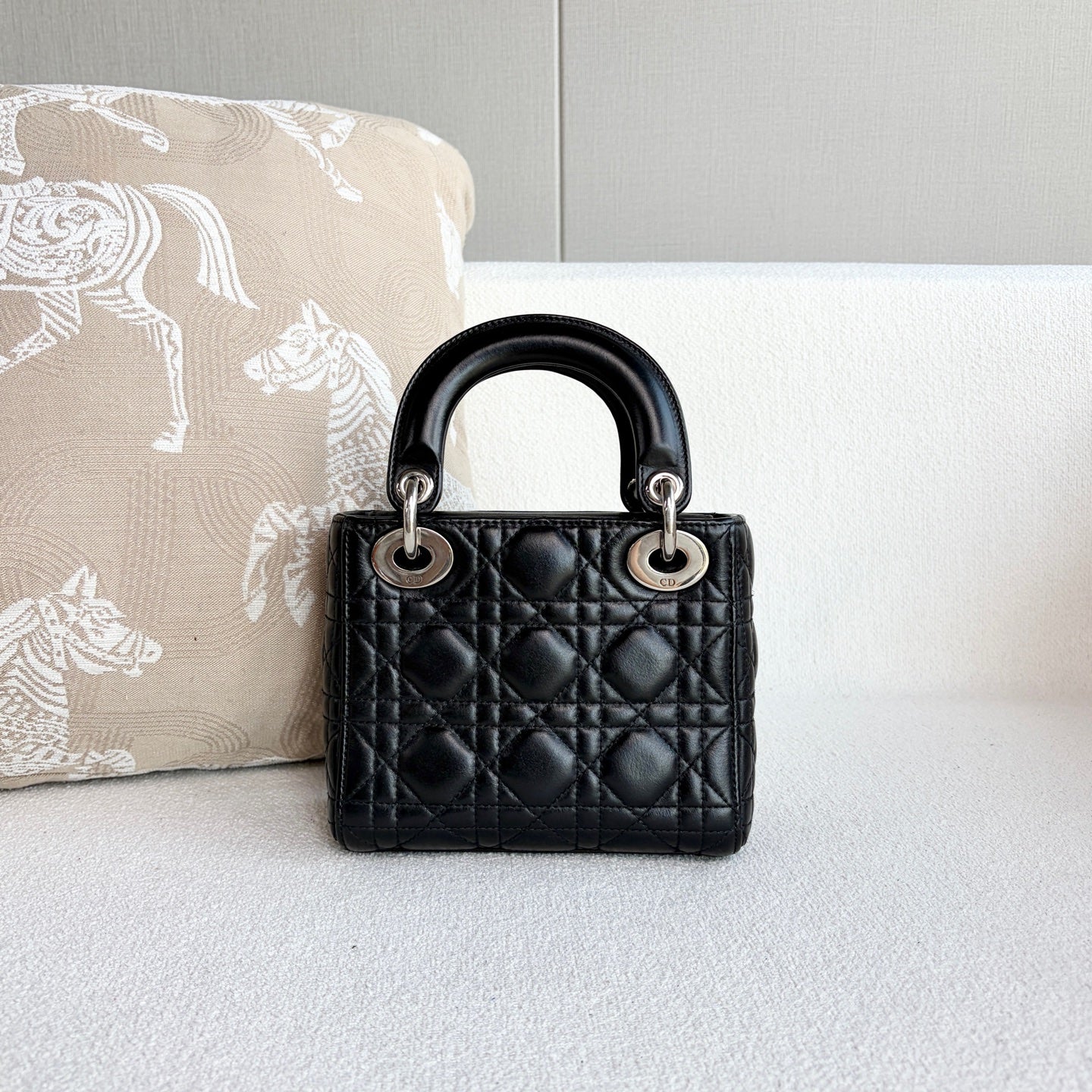 Dior - Lady Dior - Leather - Black - (mini)