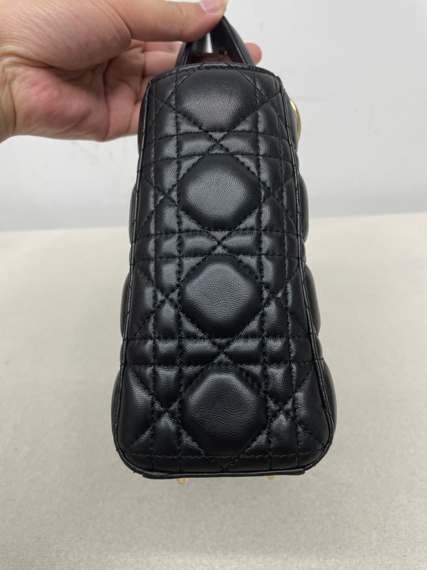 Dior - Lady Dior - Leather - Black - (mini)