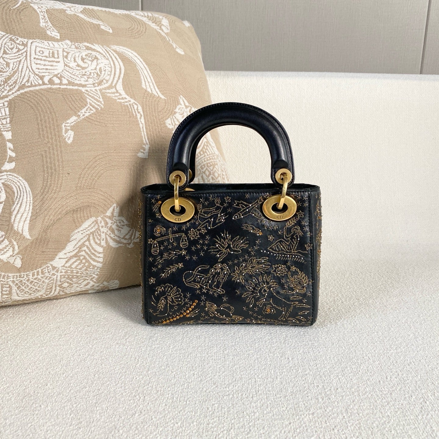 Dior - Lady Dior - Leather - Black - (mini)