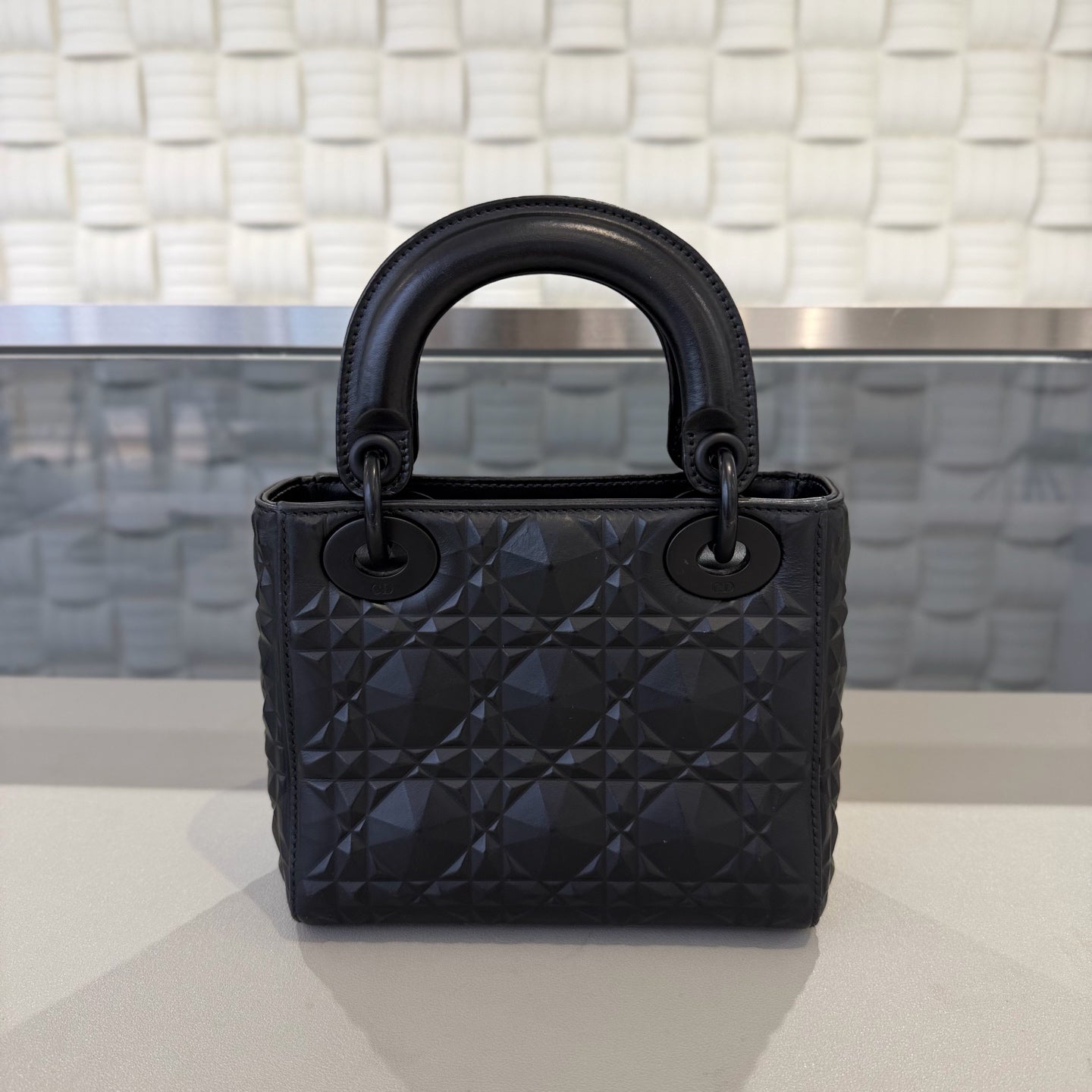 Dior - Lady Dior - Leather - Black - (mini)