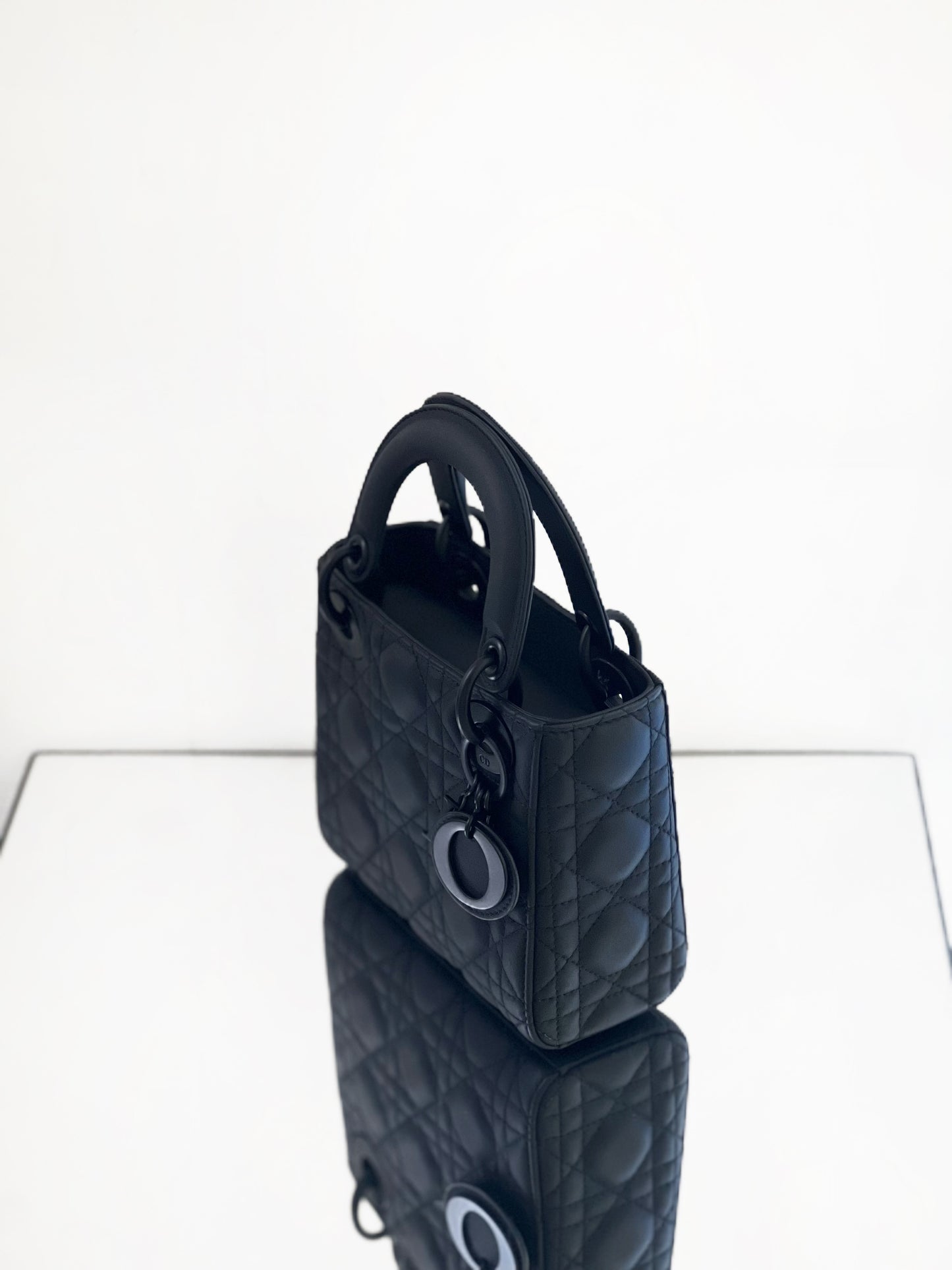 Dior - Lady Dior - Leather - Black - (mini)