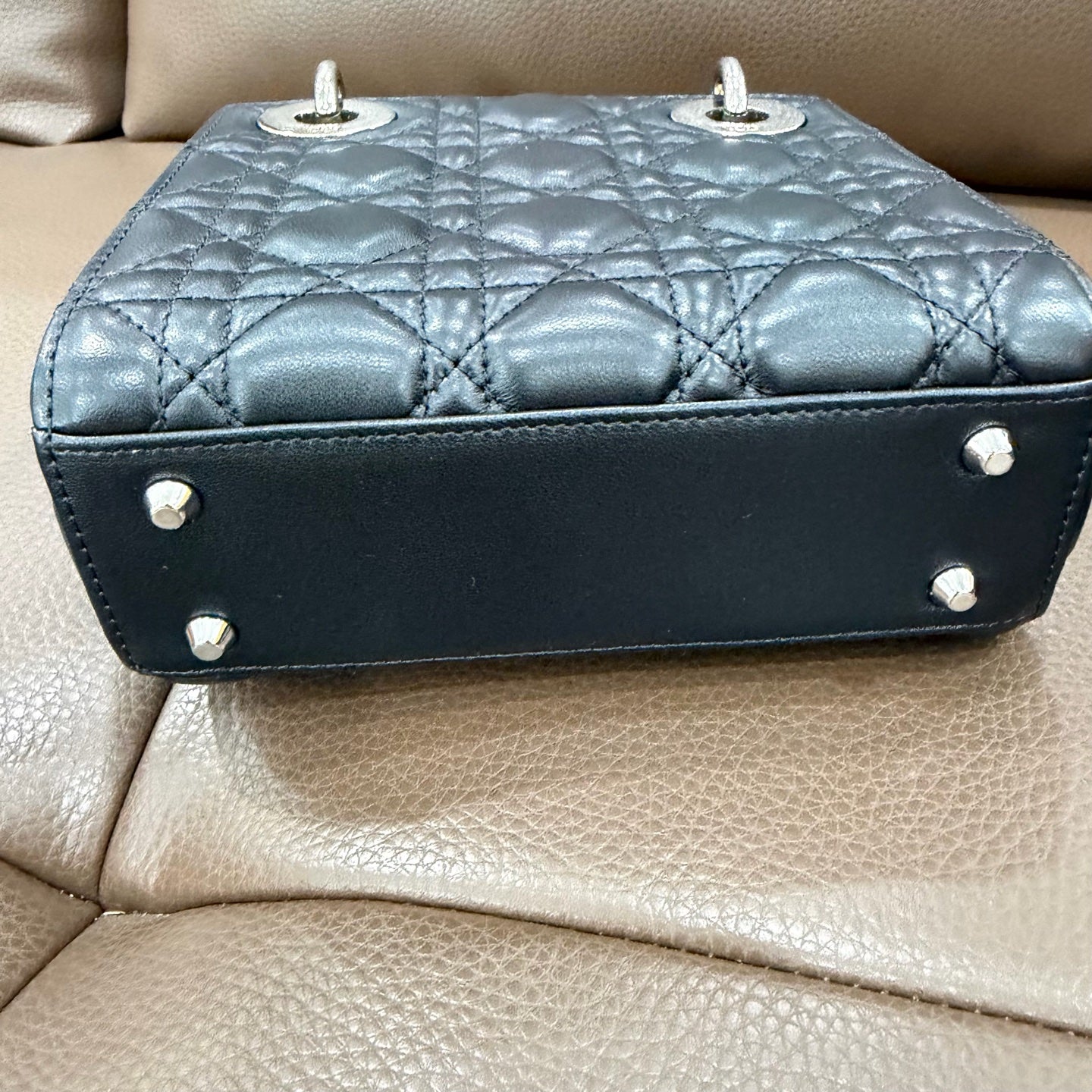 Dior - Lady Dior - Leather - Black - (mini)