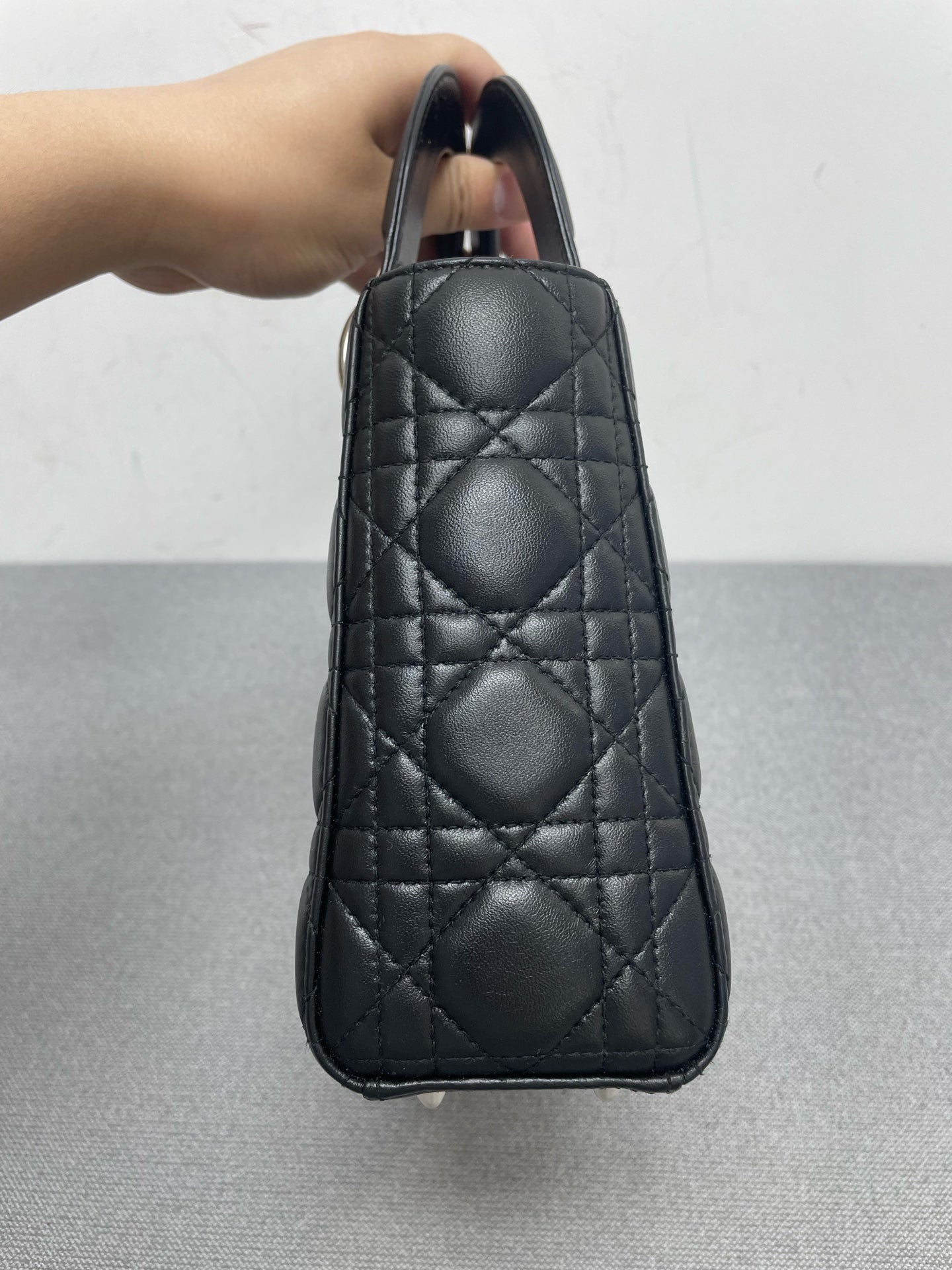Dior - Lady Dior - Leather - Black - (mini)