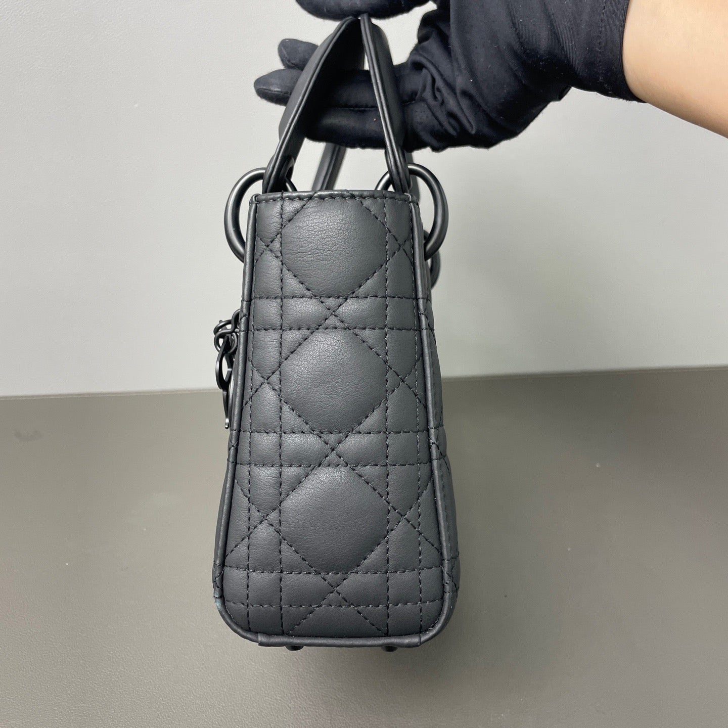 Dior - Lady Dior - Leather - Black - (mini)