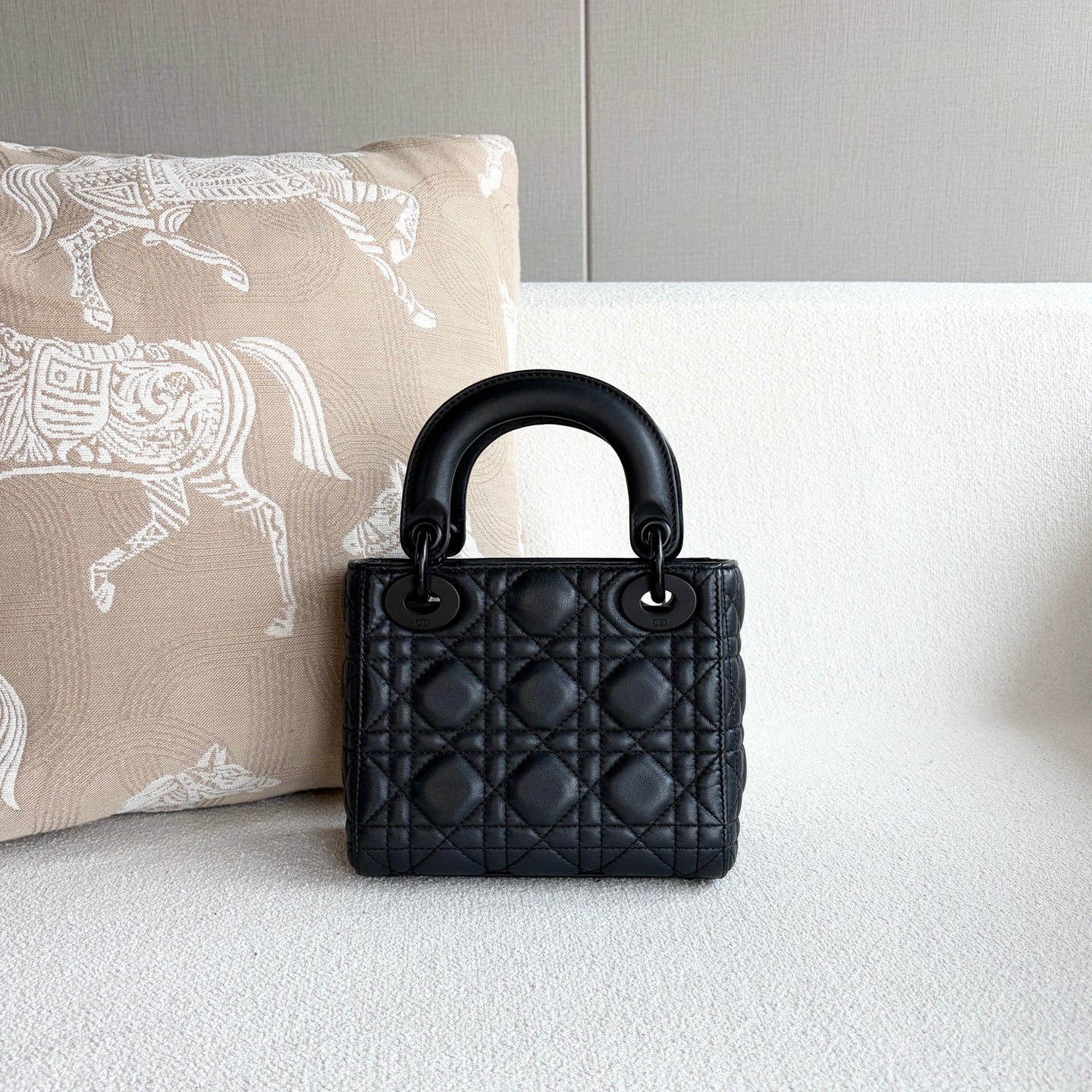 Dior - Lady Dior - Leather - Black - (mini)