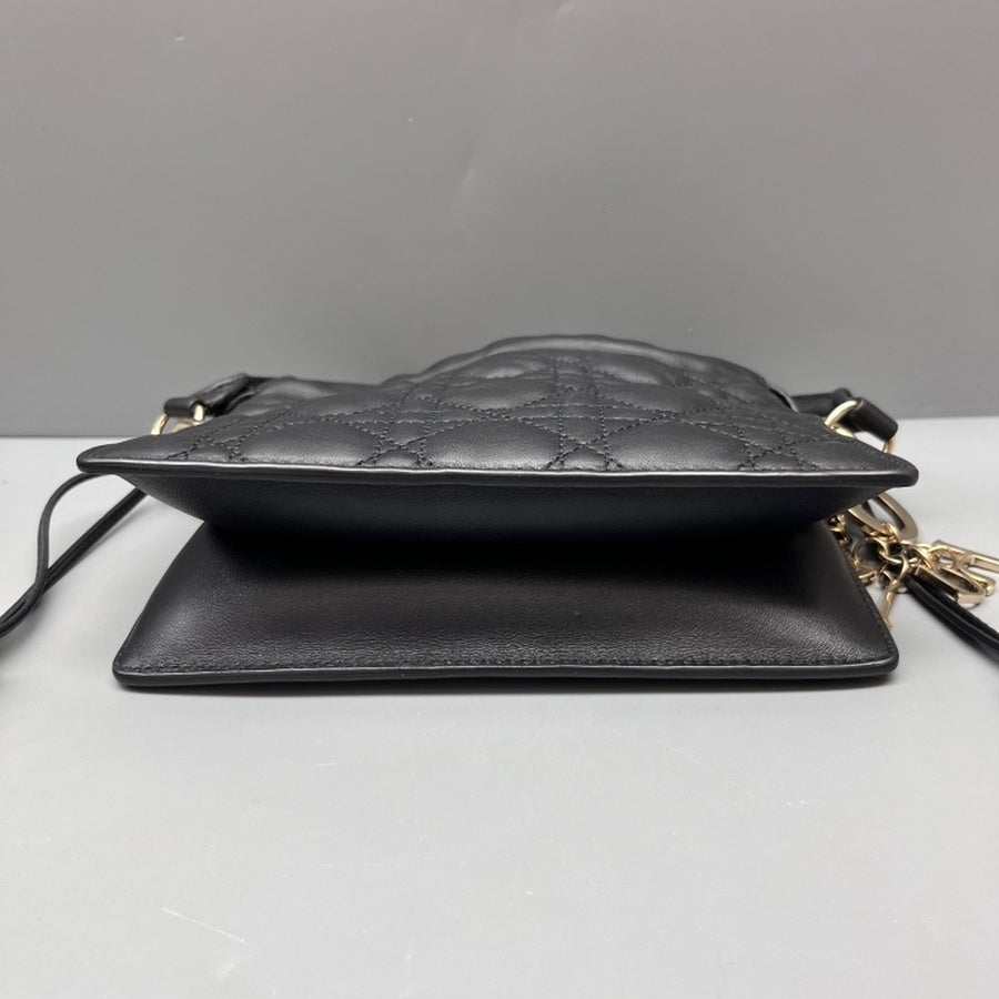 Dior - Lady Dior - Leather - Black - (mini)