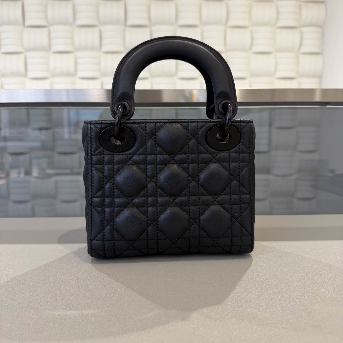 Dior - Lady Dior - Leather - Black - (mini)