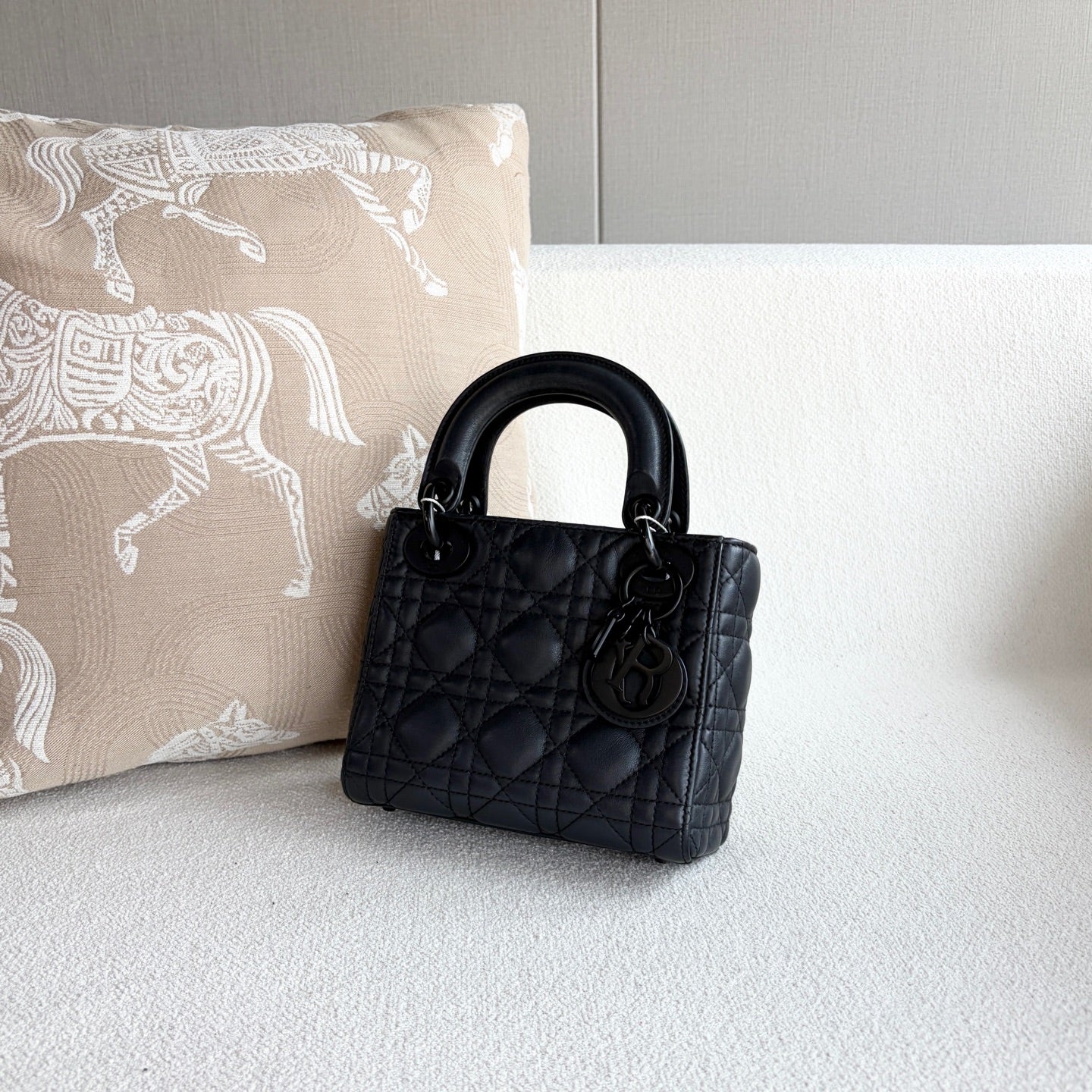 Dior - Lady Dior - Leather - Black - (mini)