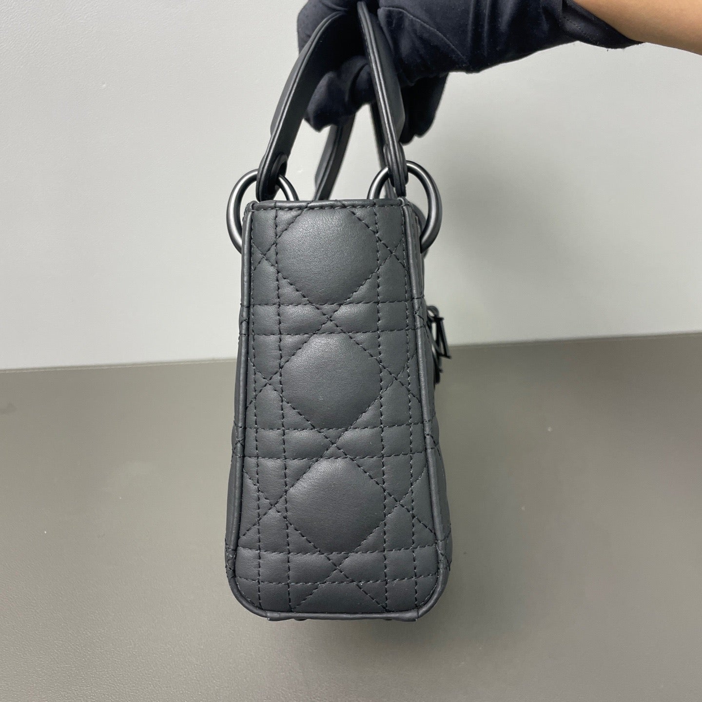Dior - Lady Dior - Leather - Black - (mini)