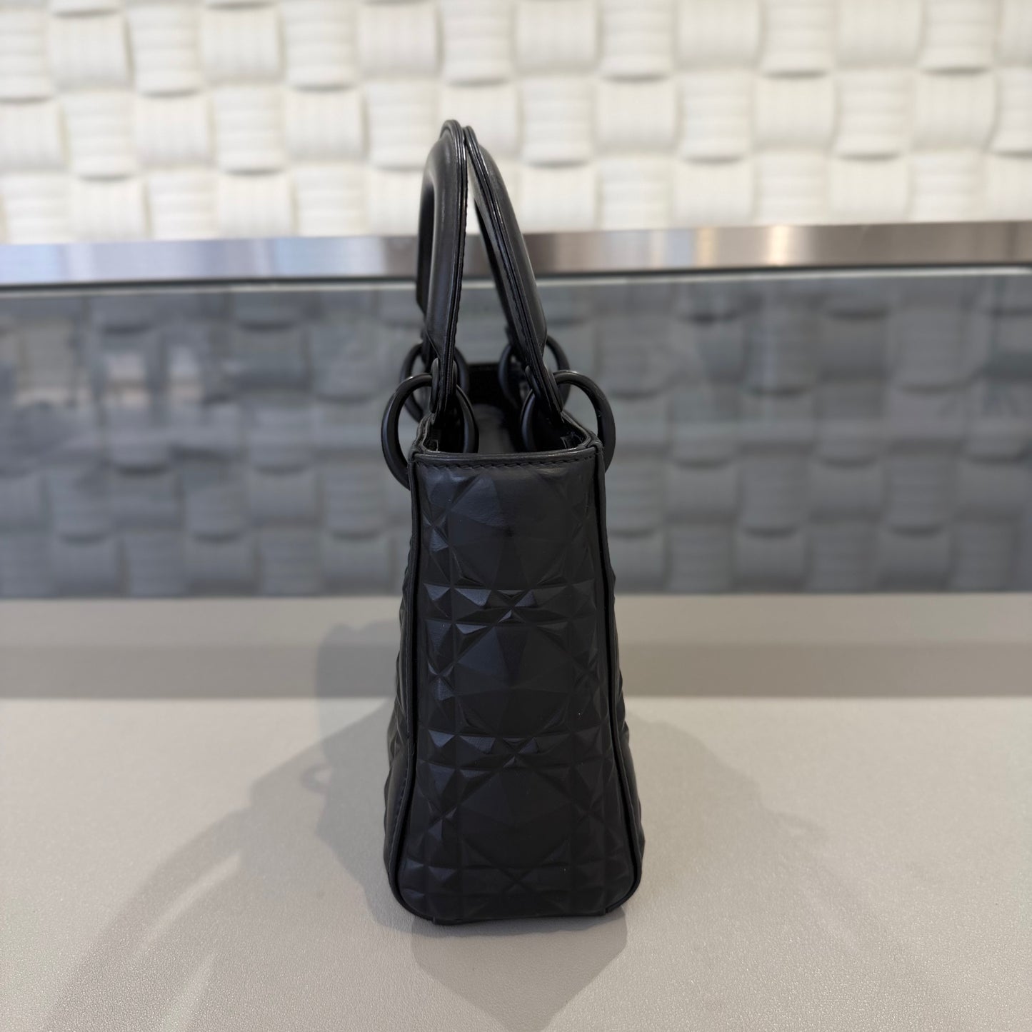 Dior - Lady Dior - Leather - Black - (mini)