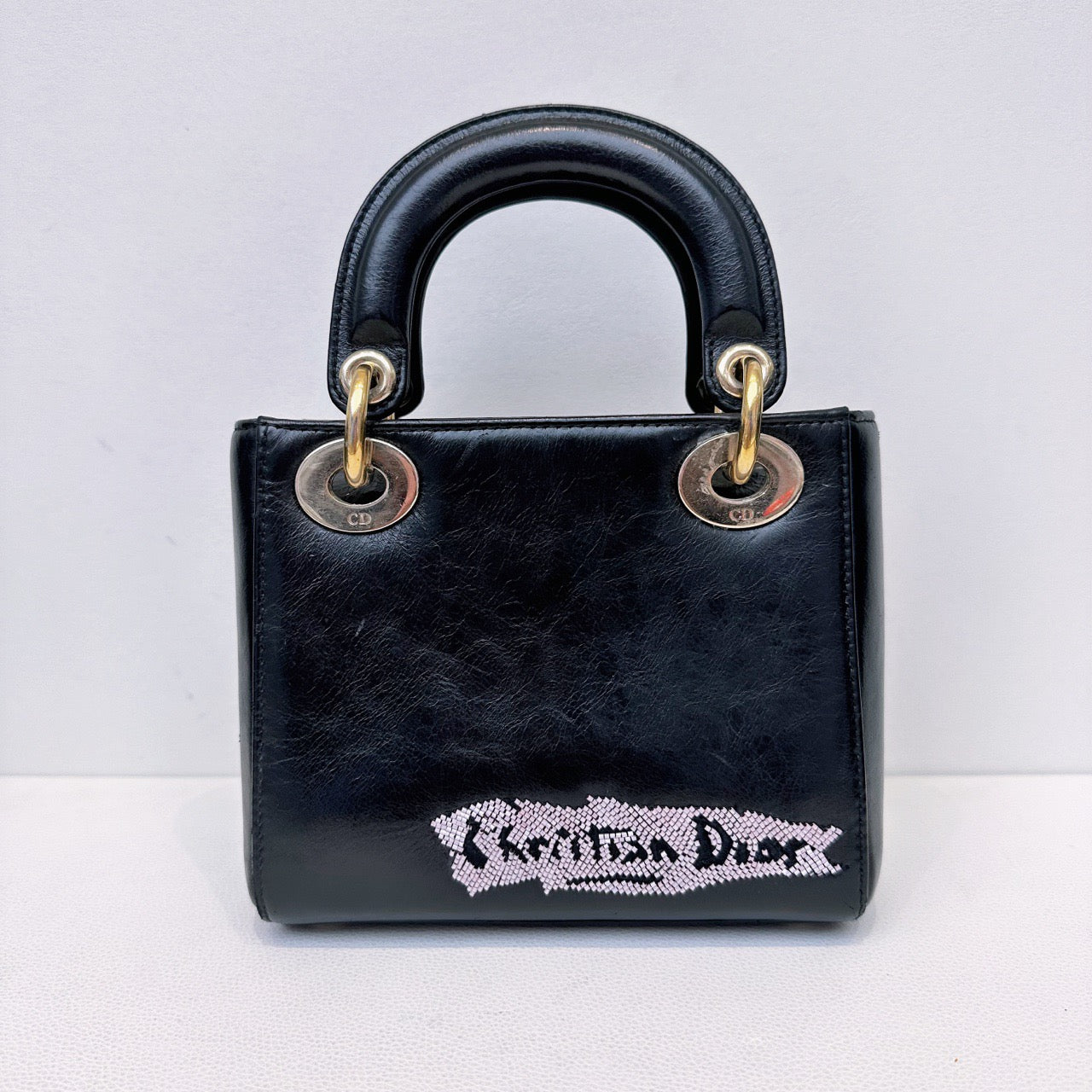 Dior - Lady Dior - Leather - Black - (mini)