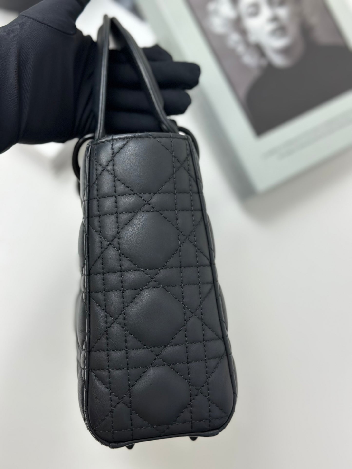 Dior - Lady Dior - Leather - Black - (mini)