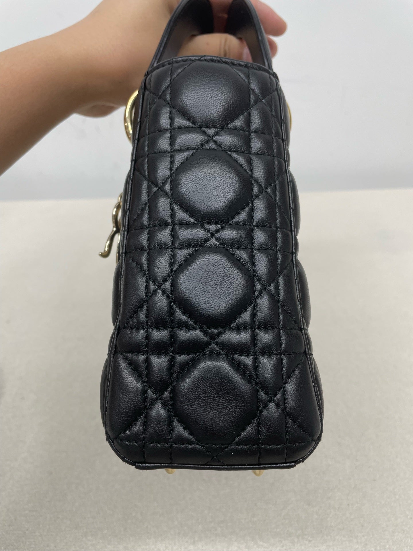 Dior - Lady Dior - Leather - Black - (mini)