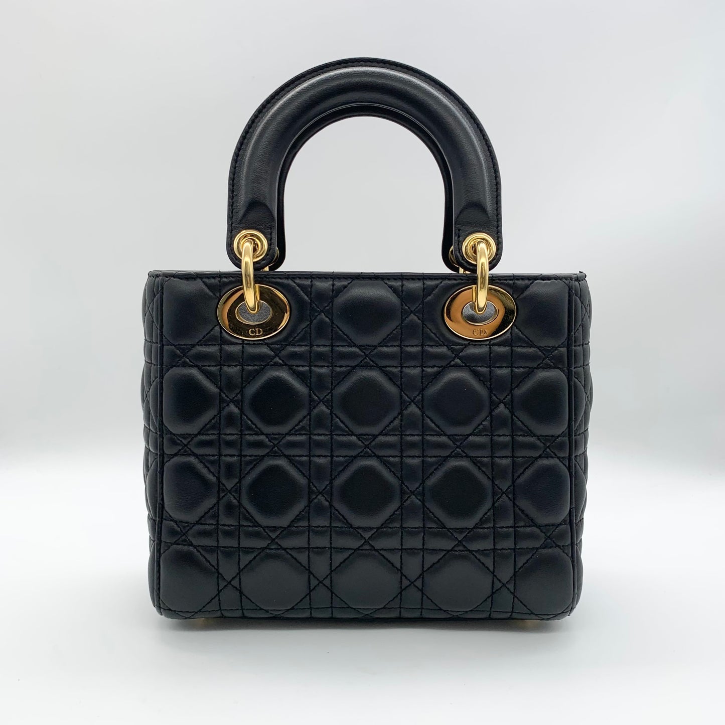 Dior - Lady Dior - Leather - Black - (mini)