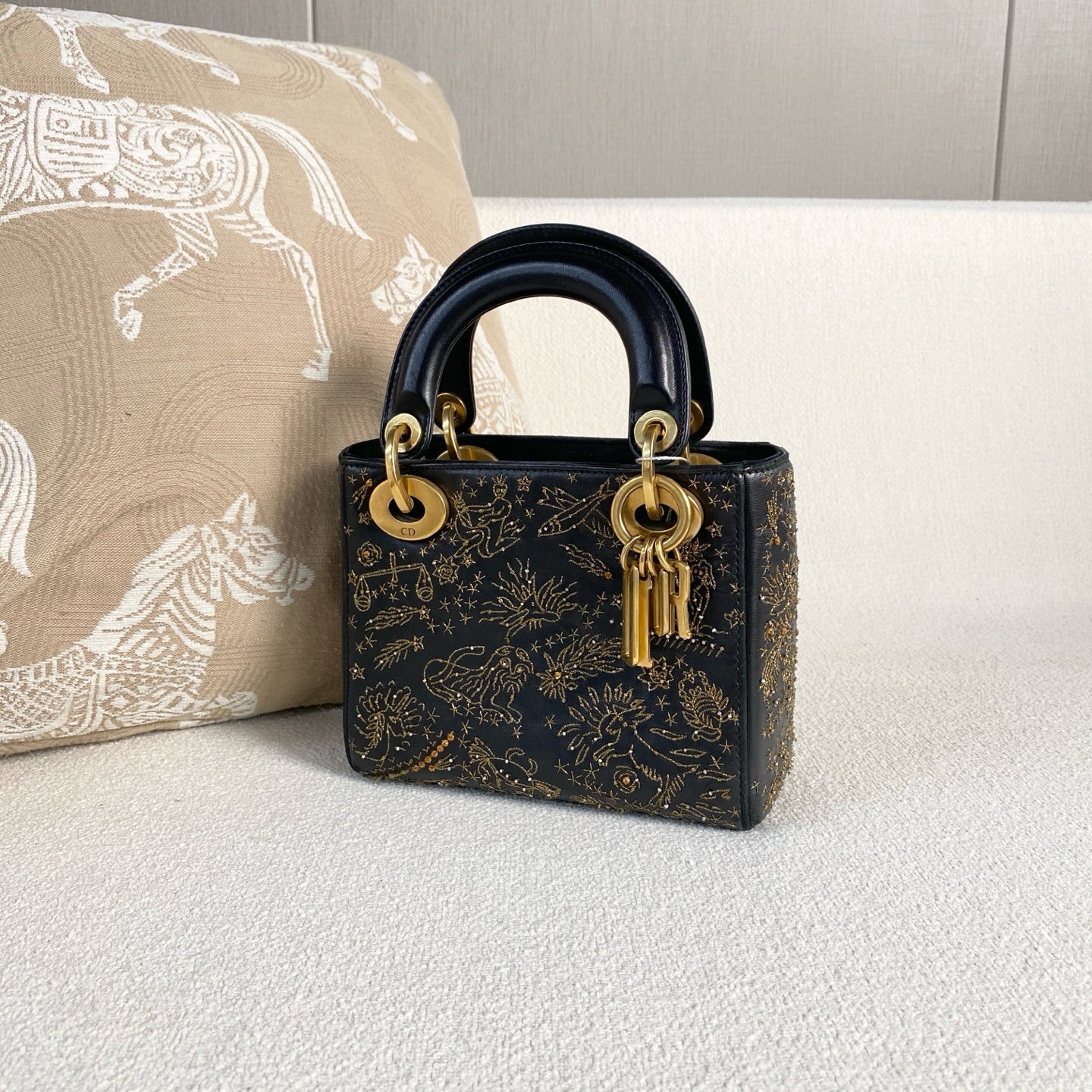 Dior - Lady Dior - Leather - Black - (mini)