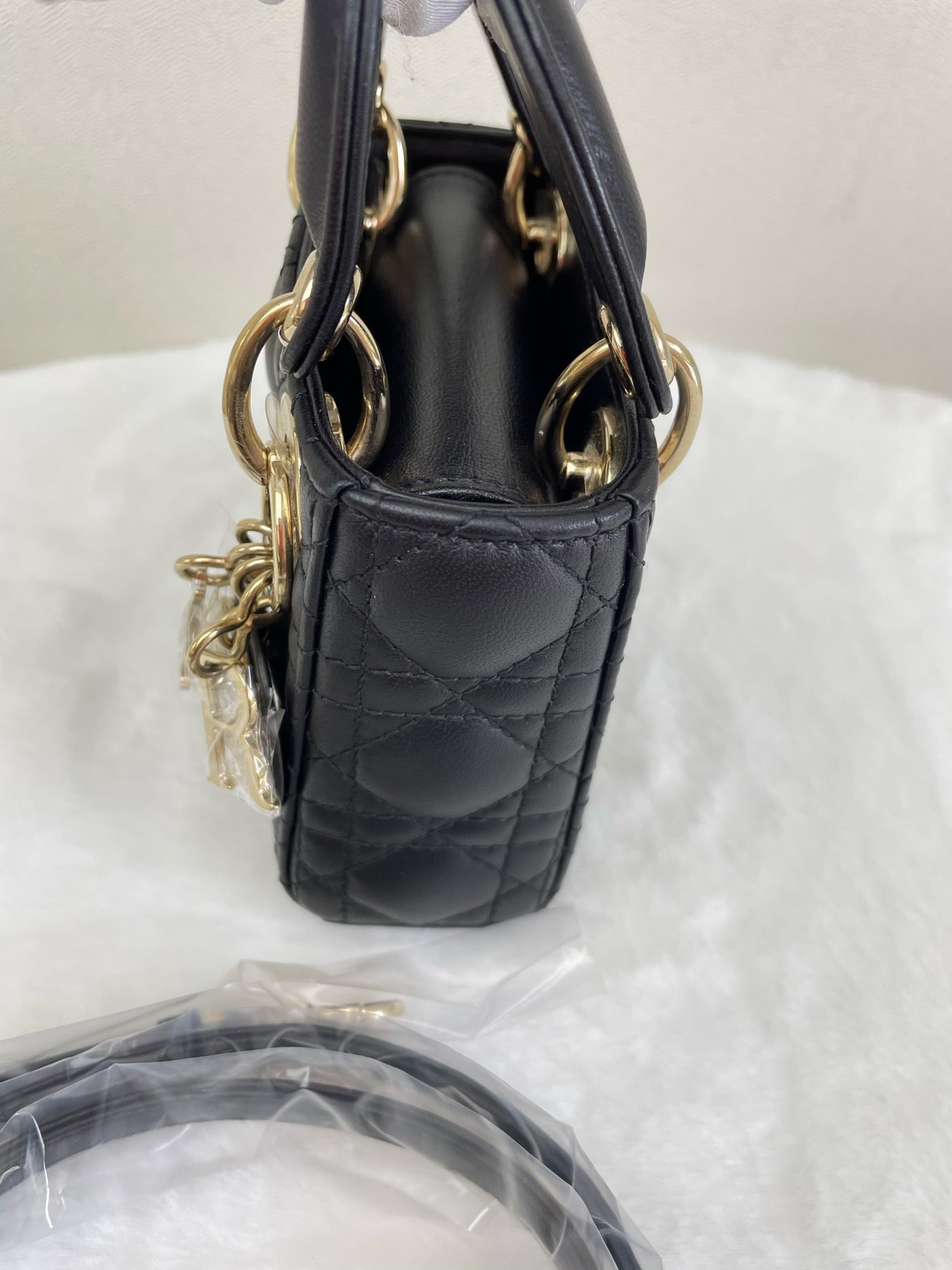 Dior - Lady Dior - Leather - Black - (mini)