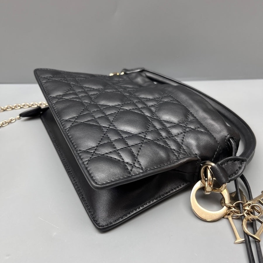 Dior - Lady Dior - Leather - Black - (mini)