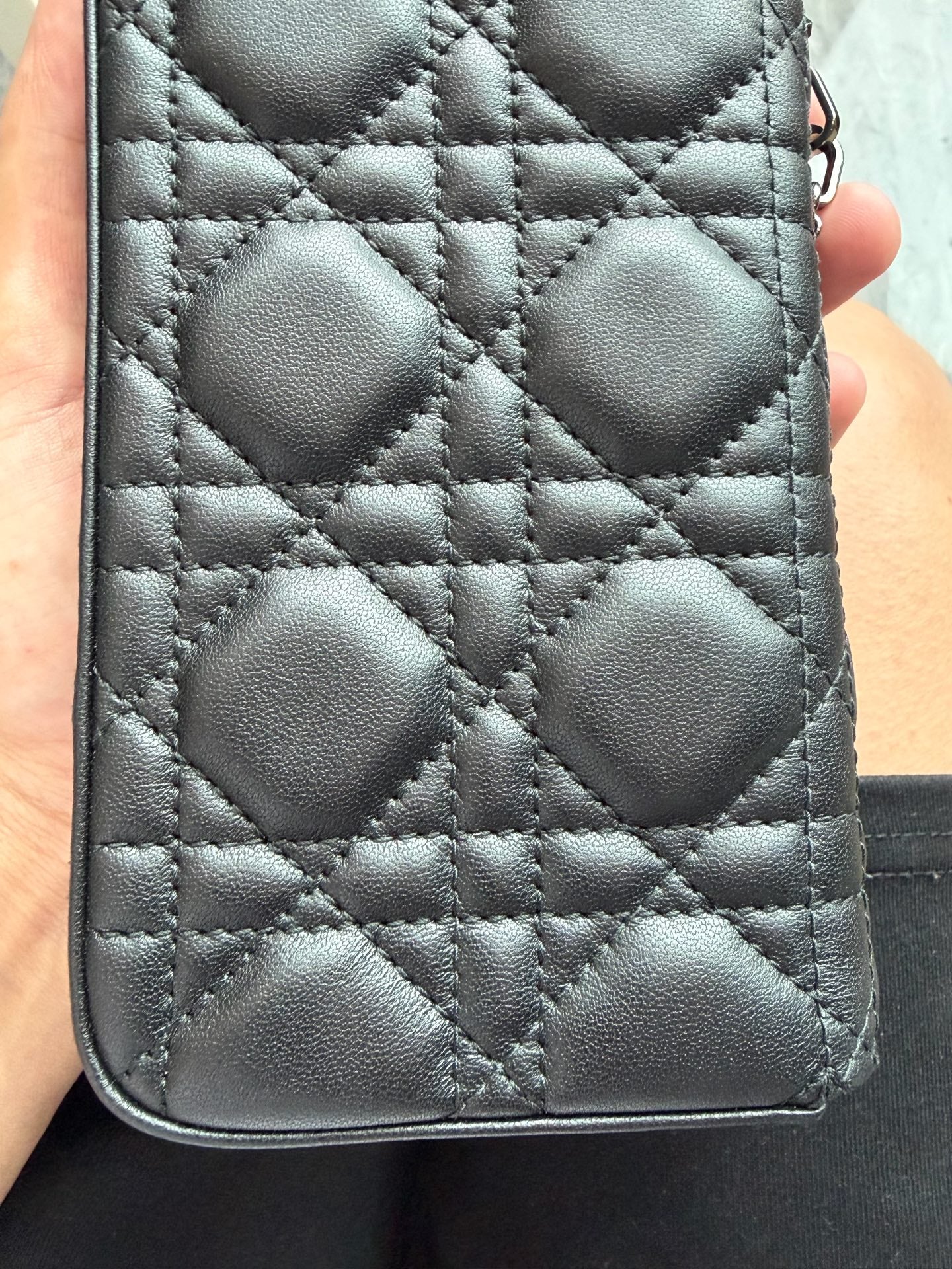 Dior - Lady Dior - Leather - Black - (mini)