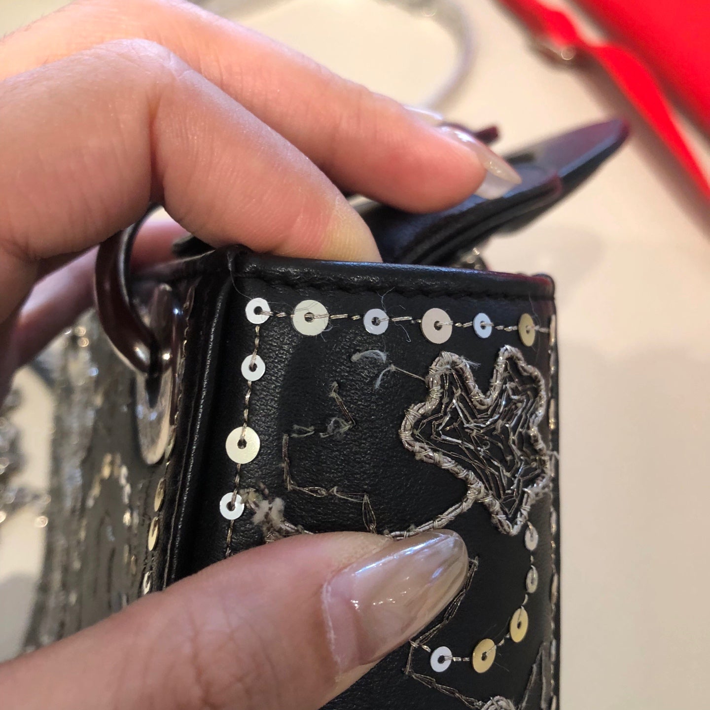Dior - Lady Dior - Leather - Black - (mini)