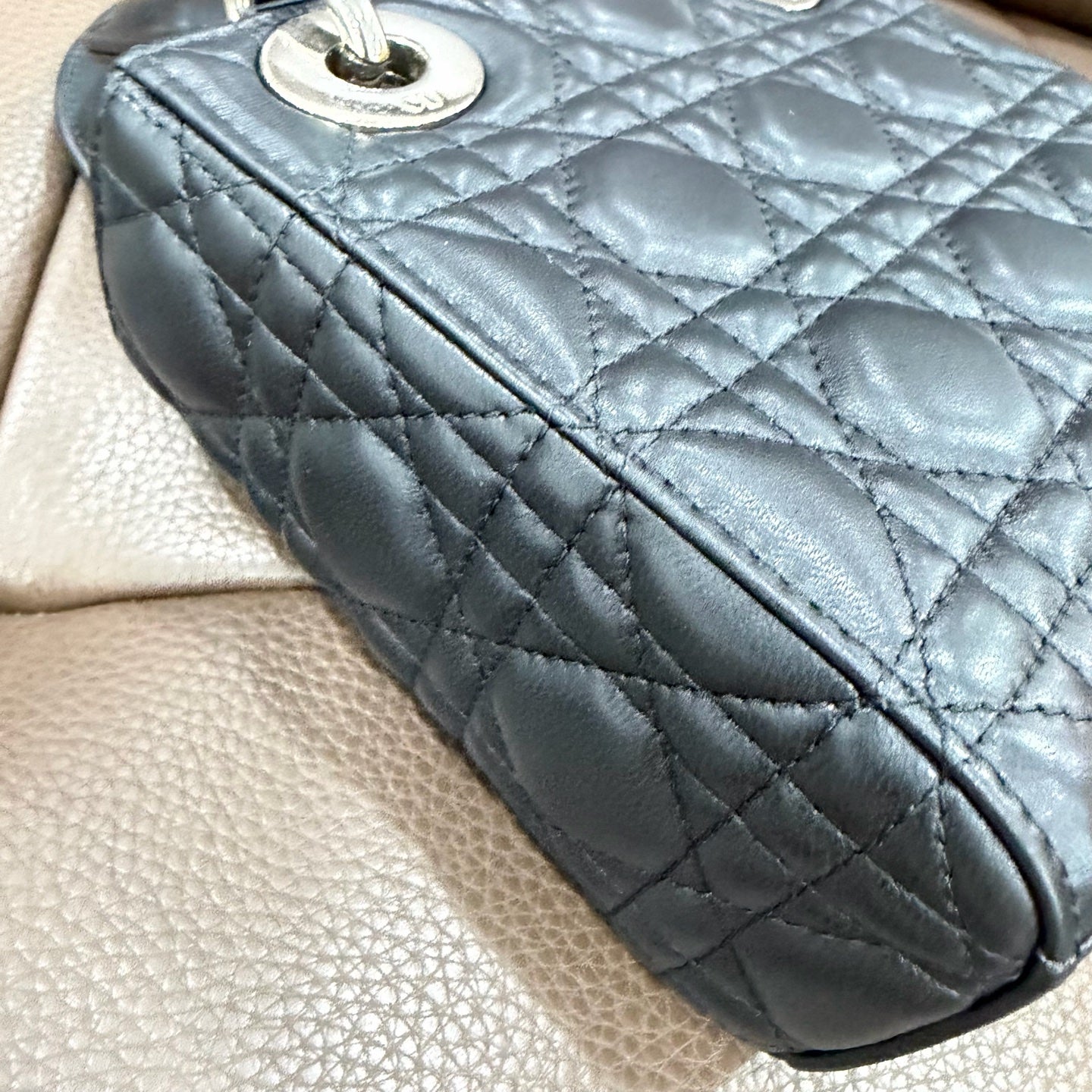 Dior - Lady Dior - Leather - Black - (mini)