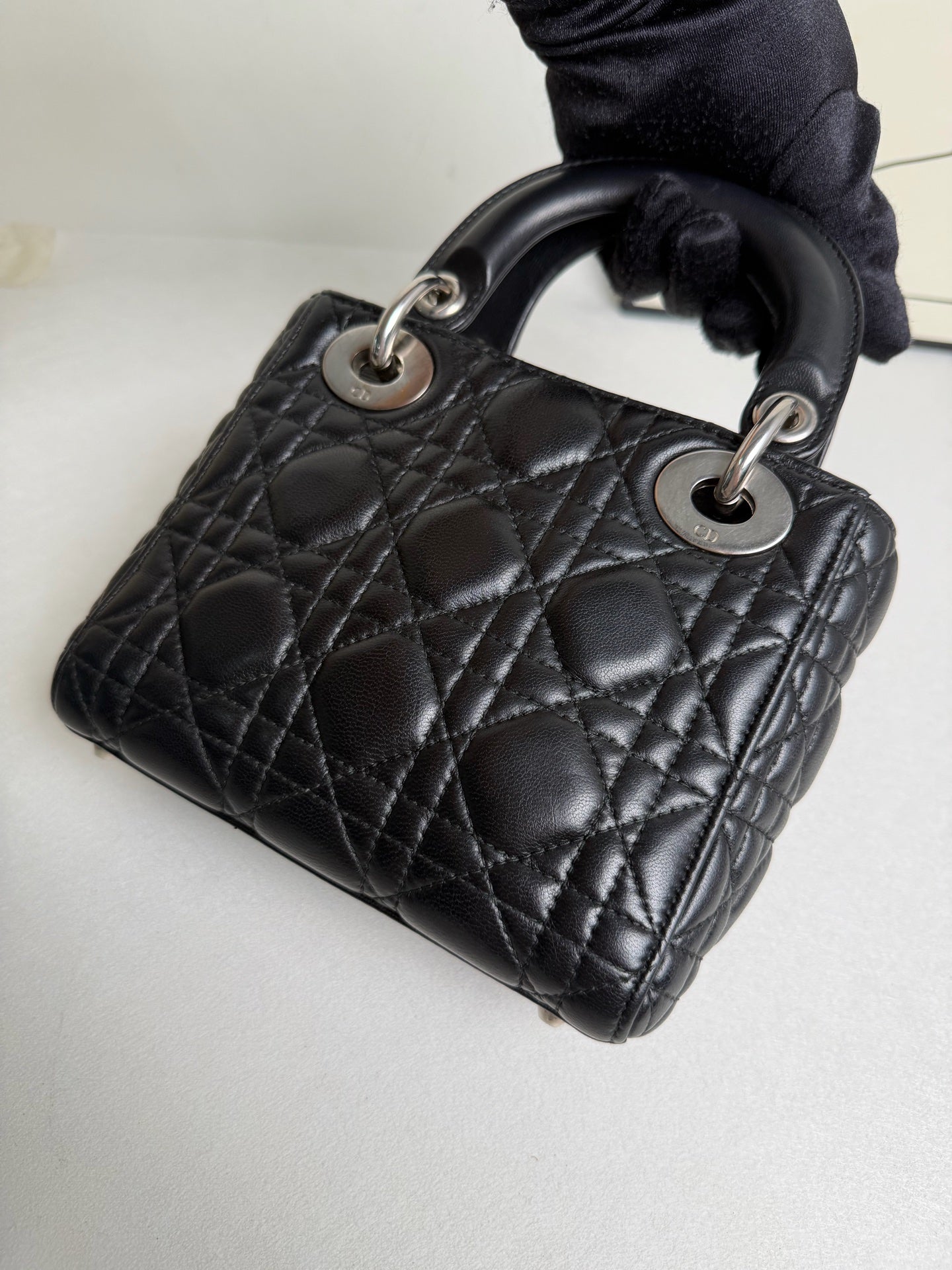 Dior - Lady Dior - Leather - Black - (mini)