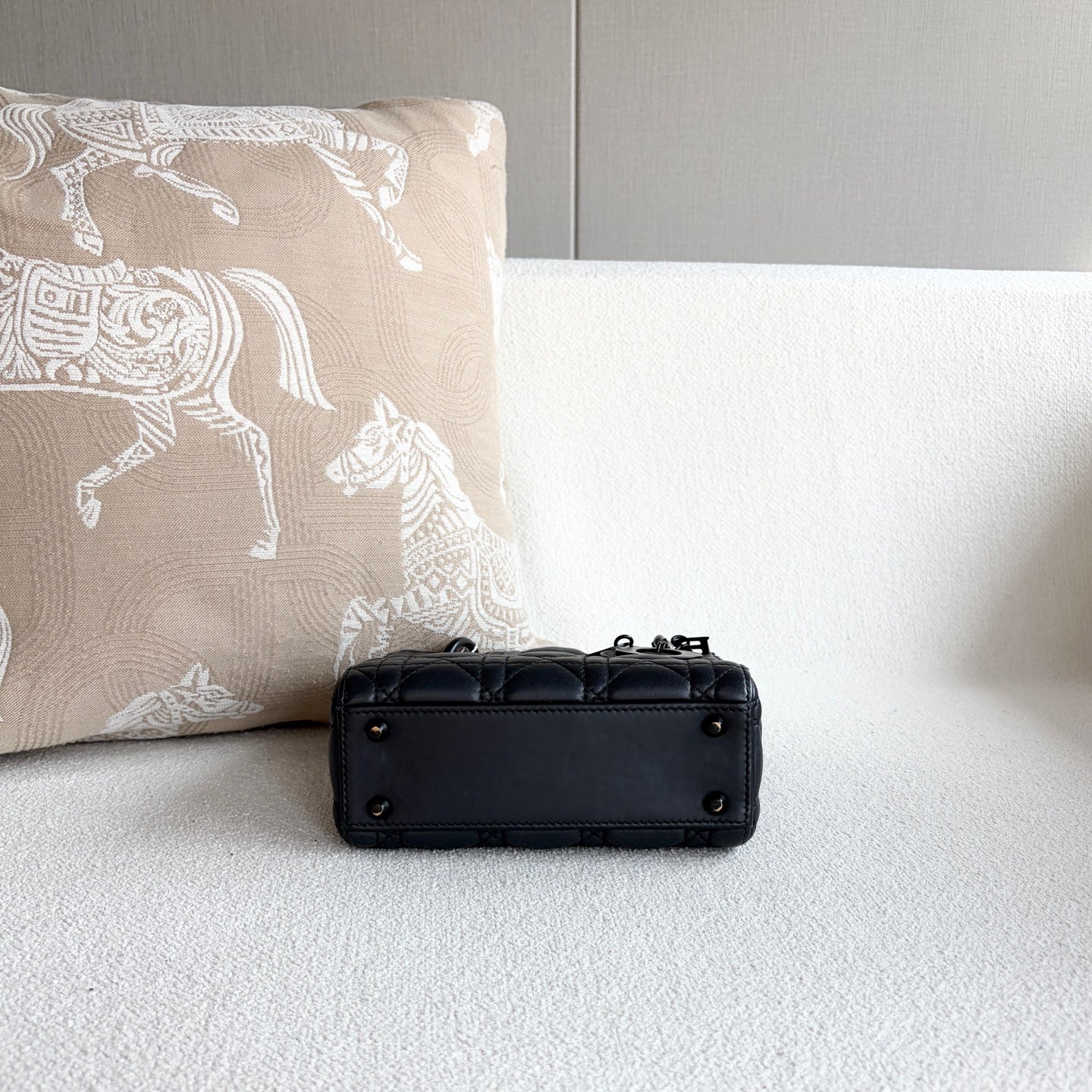 Dior - Lady Dior - Leather - Black - (mini)