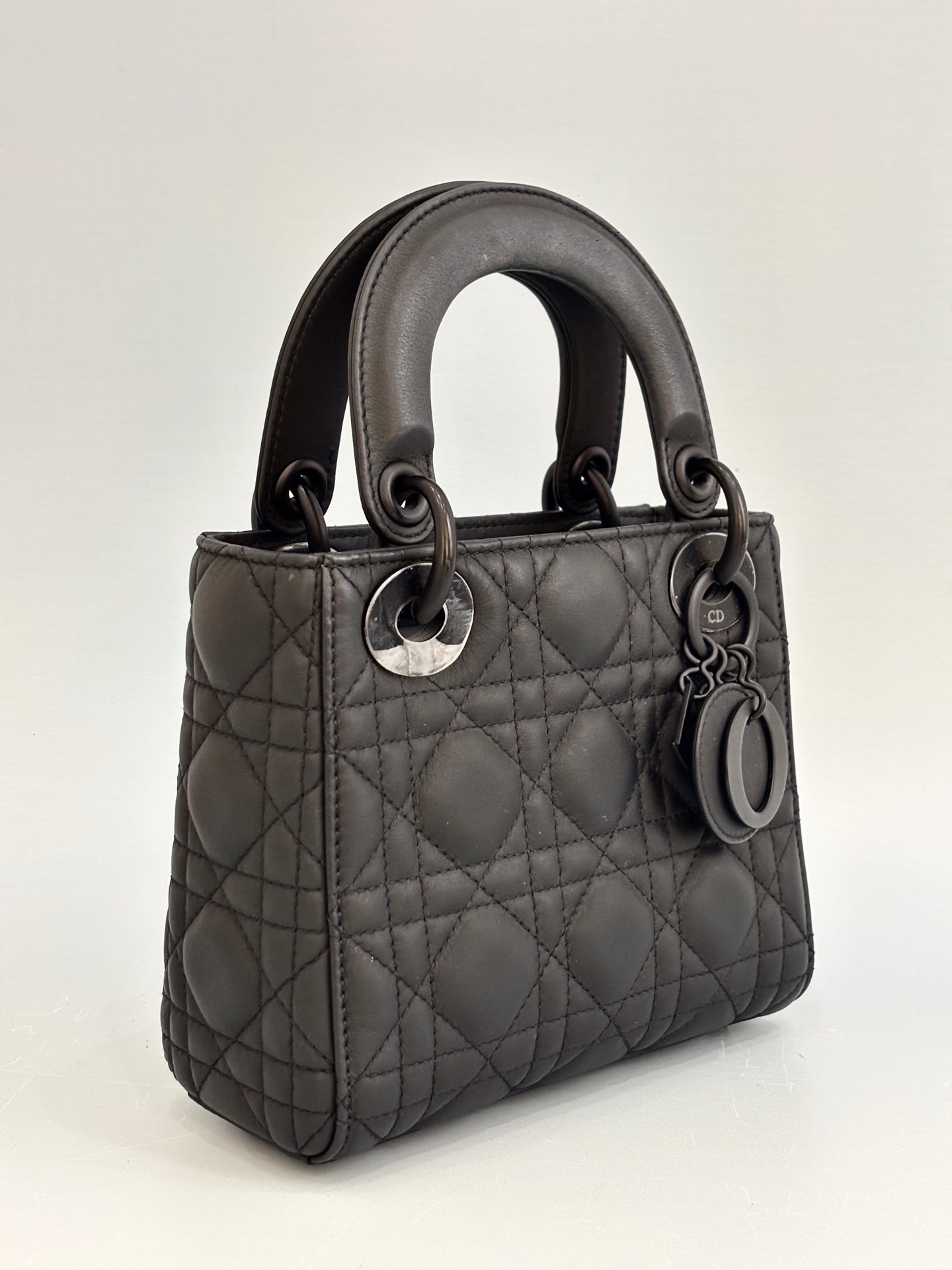 Dior - Lady Dior - Leather - Black - (mini)