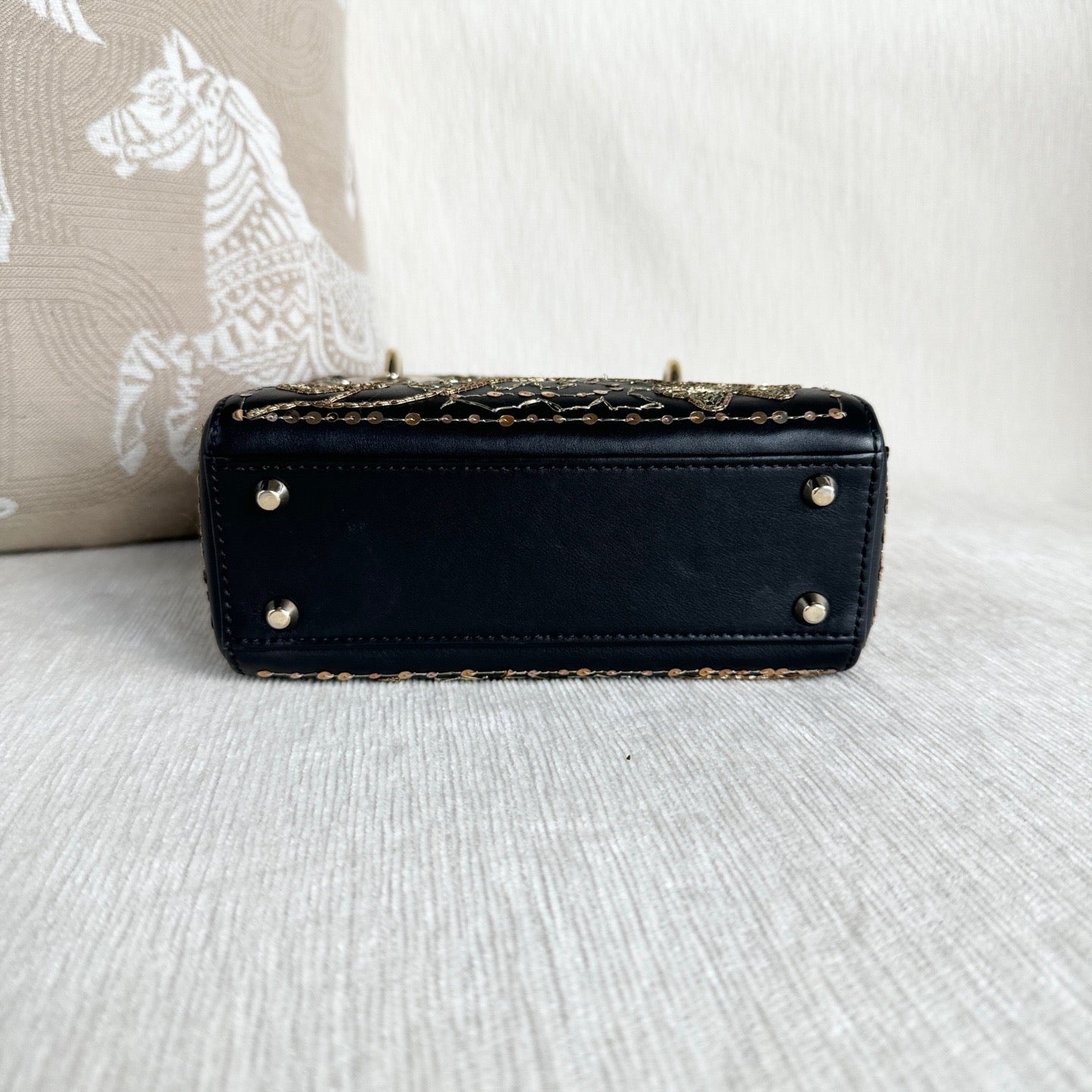 Dior - Lady Dior - Leather - Black - (mini)