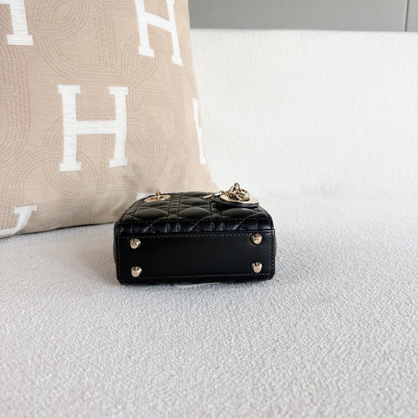 Dior - Lady Dior - Leather - Black - (mini)