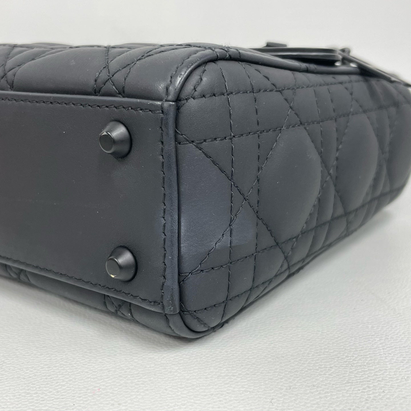 Dior - Lady Dior - Leather - Black - (mini)