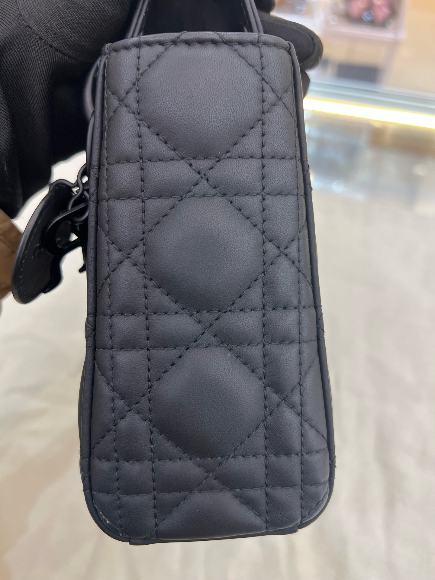 Dior - Lady Dior - Leather - Black - (mini)